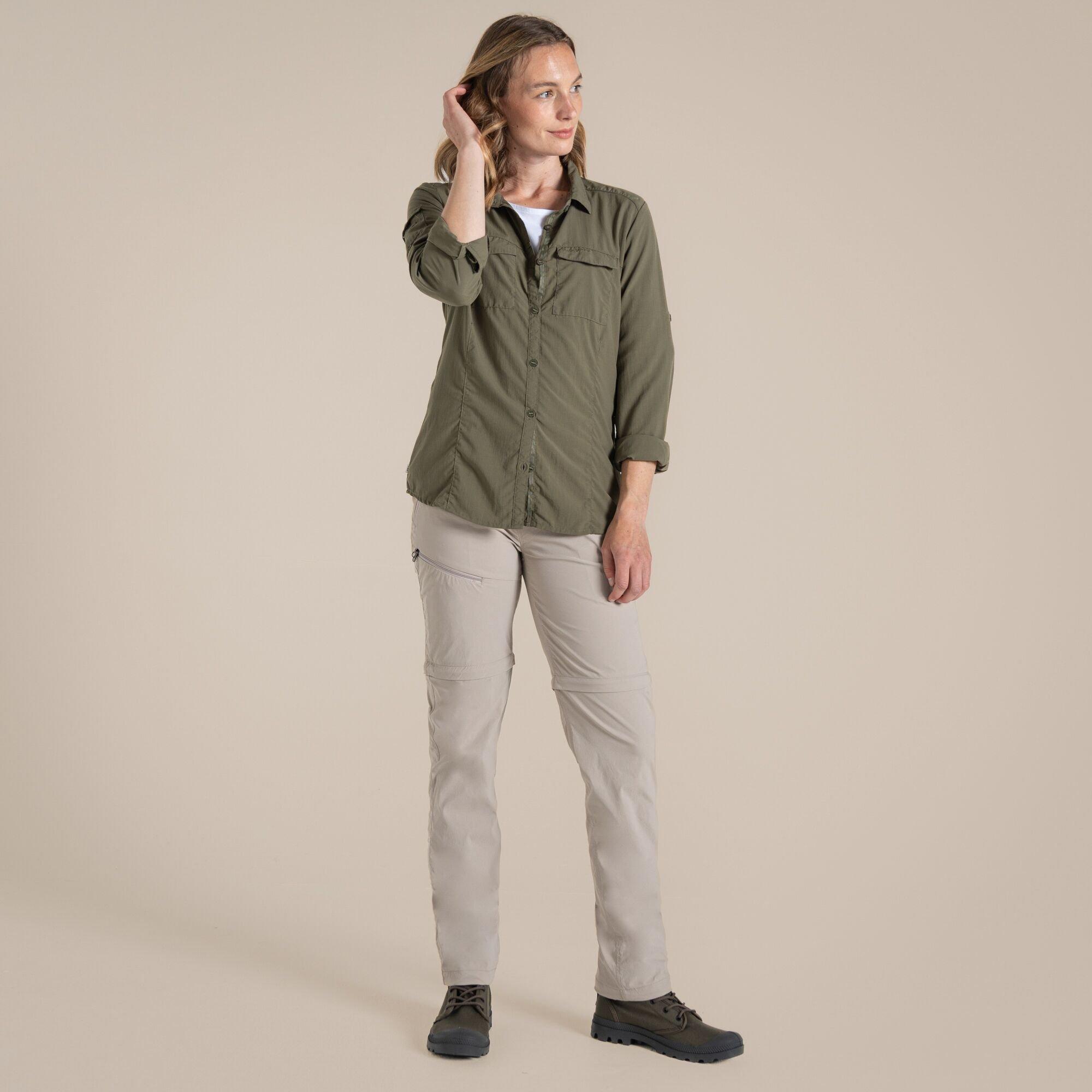 Craghoppers Women's Nosilife Pro Convertible Iii Lightweight Trousers - Softmushroom - 9R