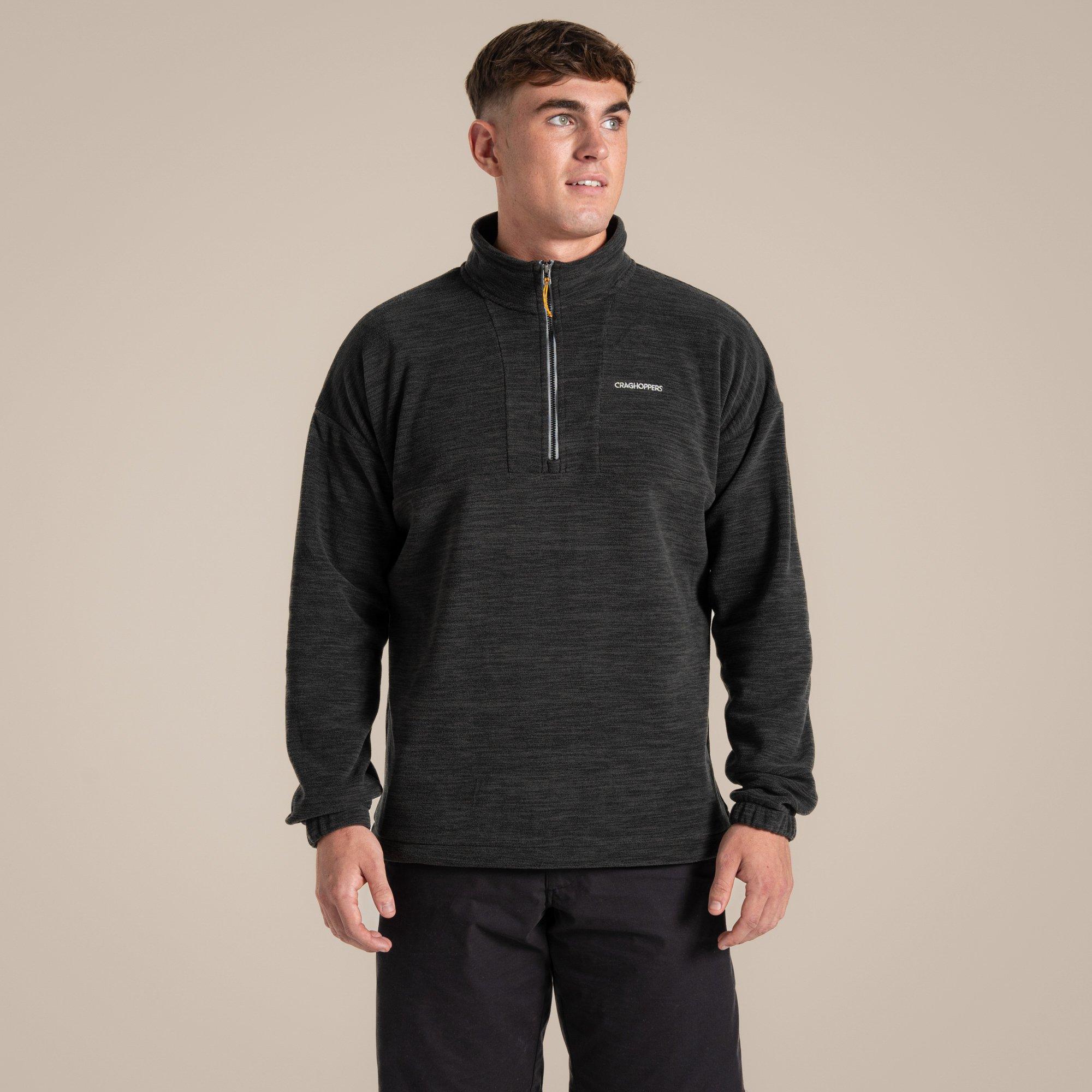 Craghoppers Men's Dofe Esk Half Zip Fleece - Black - S