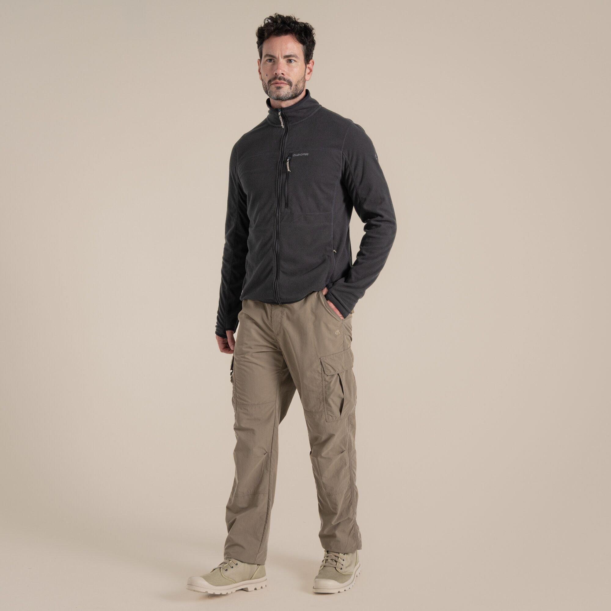 Craghoppers Men's Nosilife Cargo Iii Insect-Repellent Trousers - Black Pepper - 32R