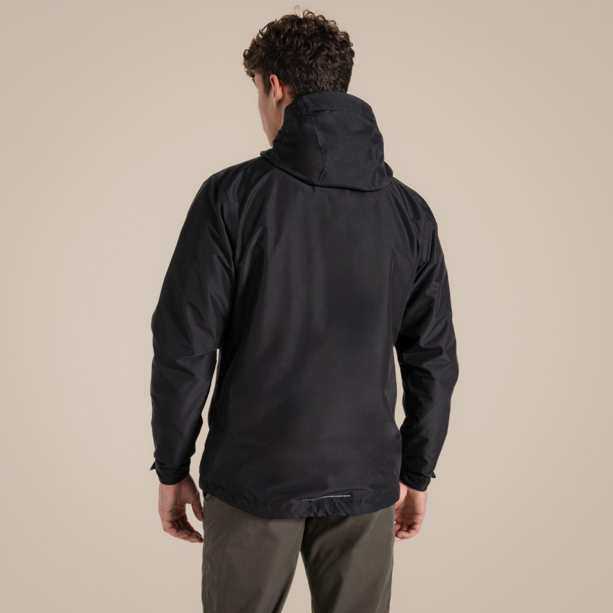 Black - Craghoppers - Men's Ossus DWR Wind Resistant Waterproof Jacket - 2