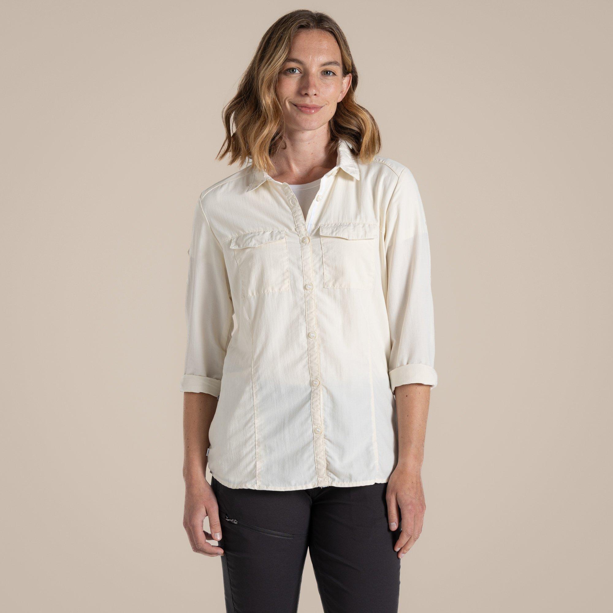 Craghoppers Women's Nosilife Adventure Iii Quick-Drying Shirt - Sea Salt - 8