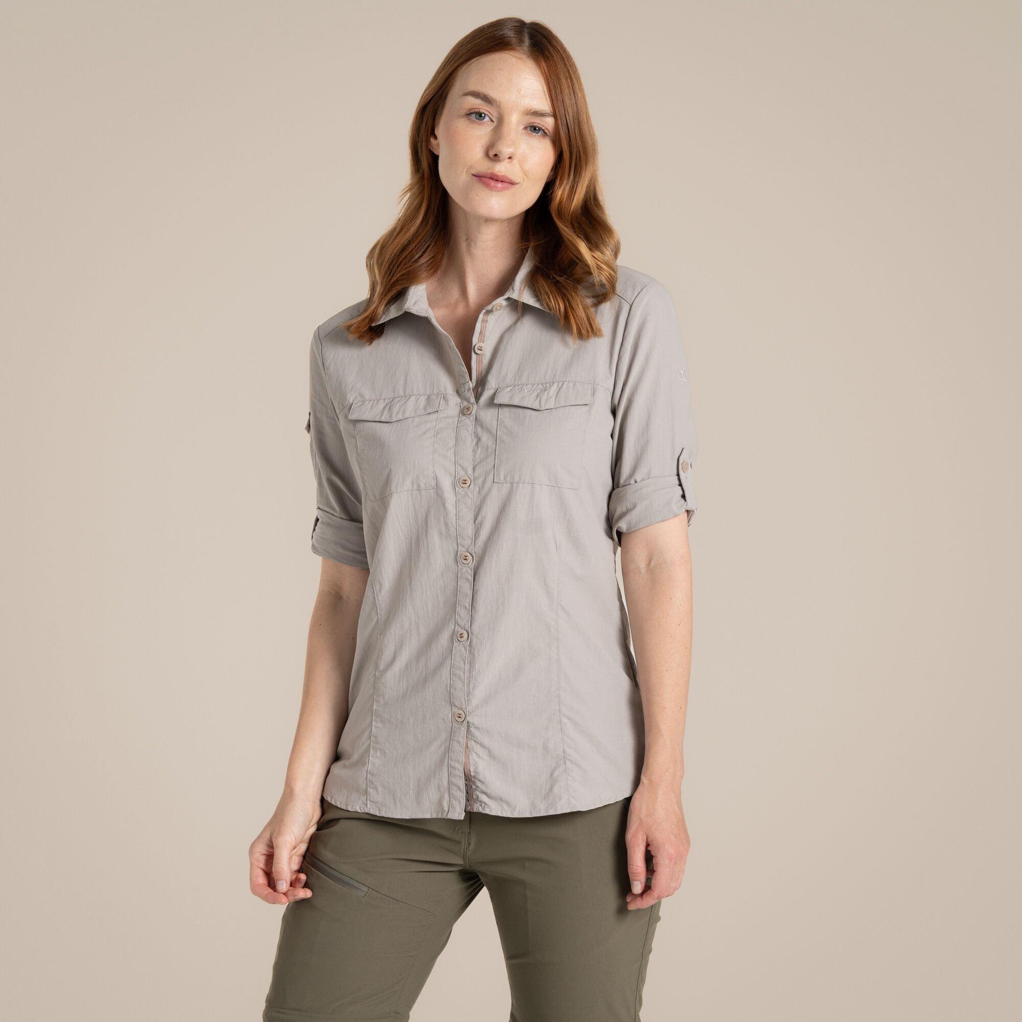 Craghoppers Women's Nosilife Adventure Iii Quick-Drying Shirt - Redsandstone - 18