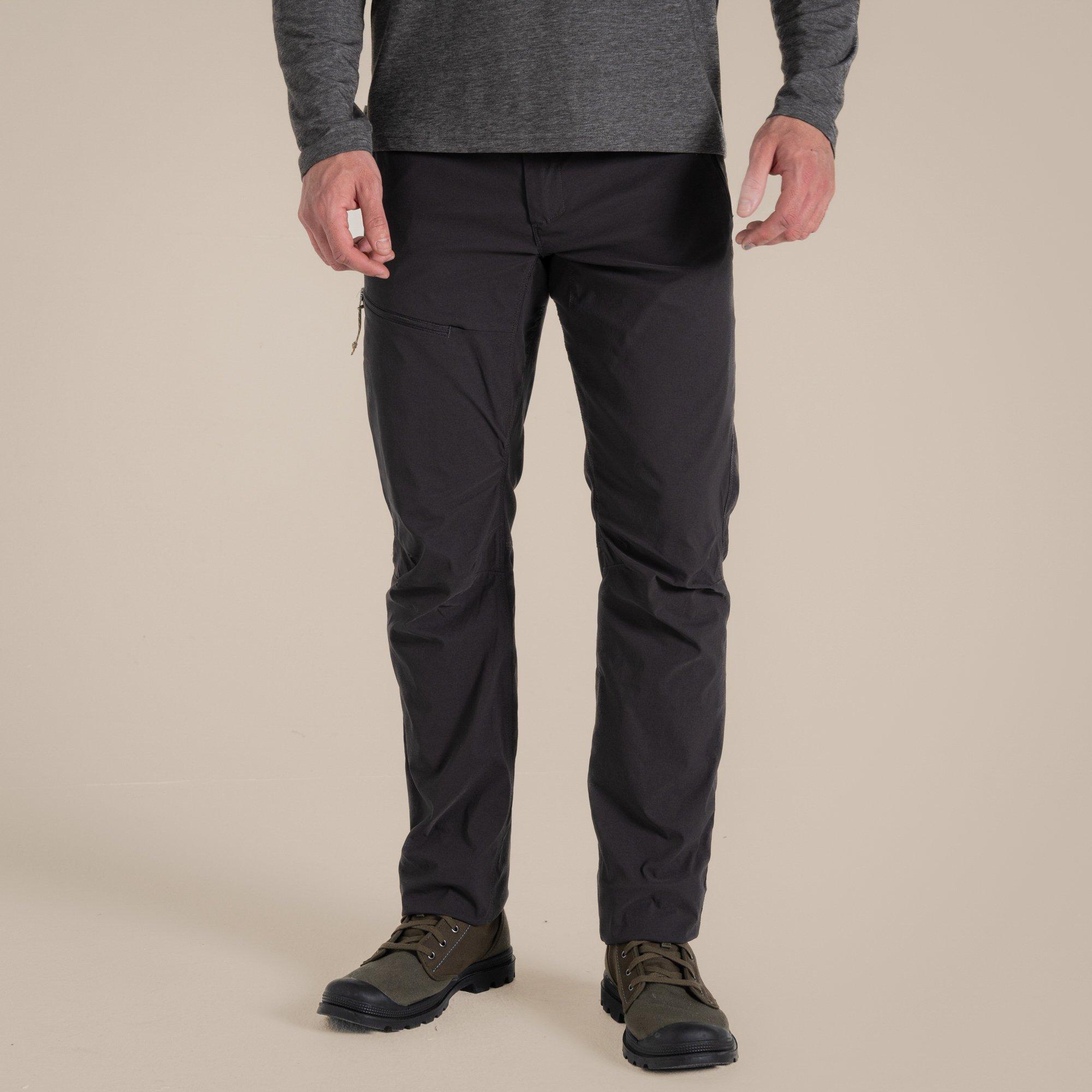 Craghoppers Men's Nosilife Pro Iii Insect-Repellent Travel Trousers - Black Pepper - 38R