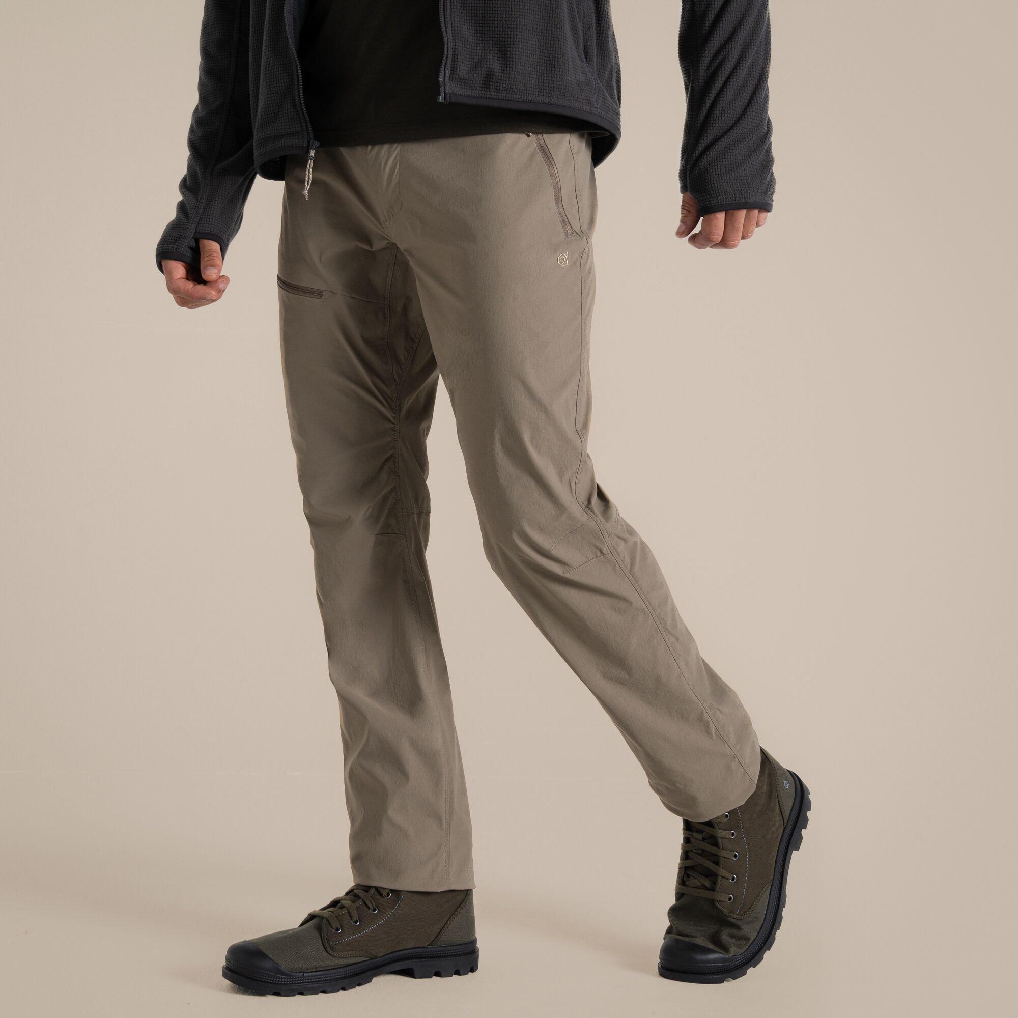 Craghoppers Men's Nosilife Pro Iii Insect-Repellent Travel Trousers - Pebble - 44R