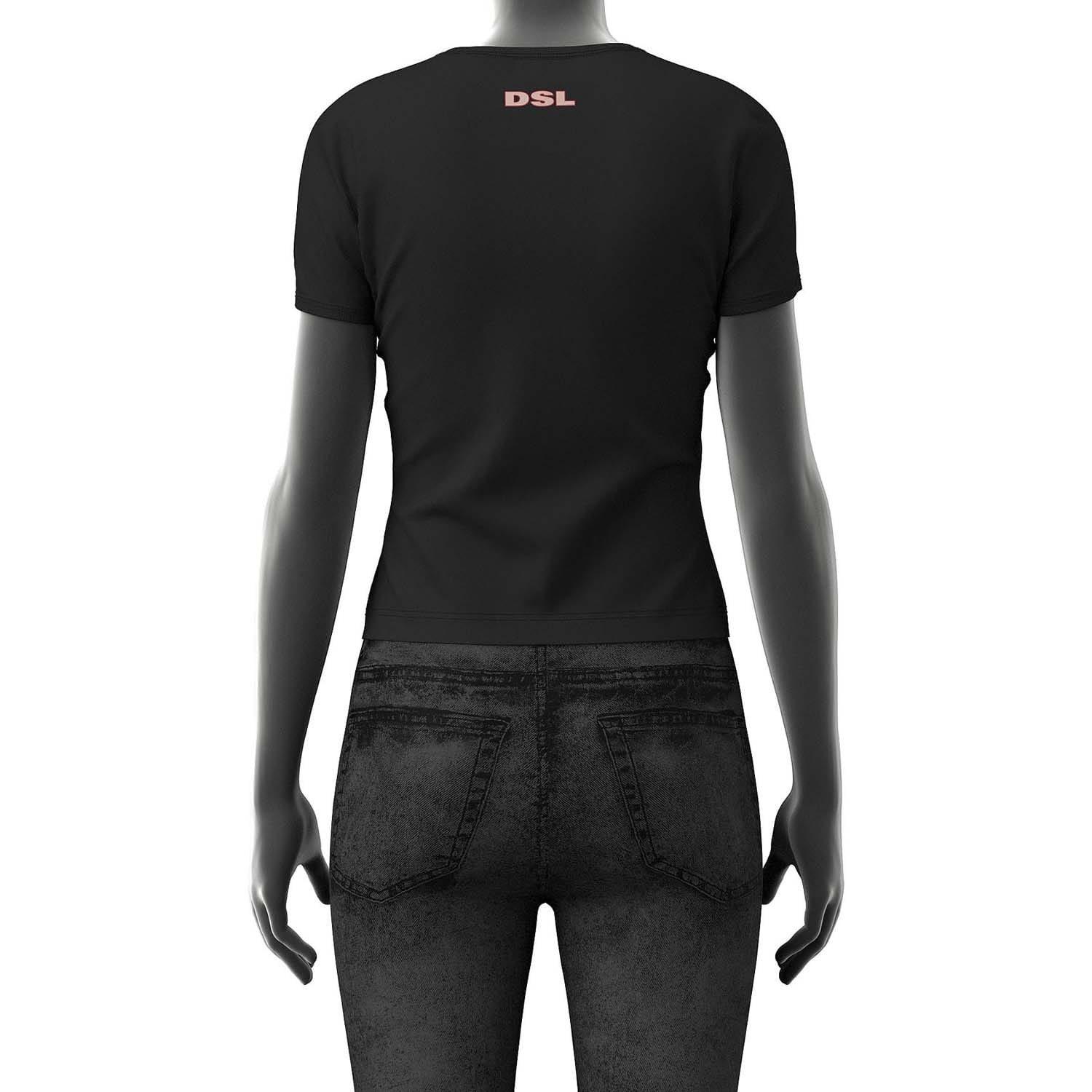 Black - Diesel - T-Uncutie-Long-N16 T-Shirt - 2