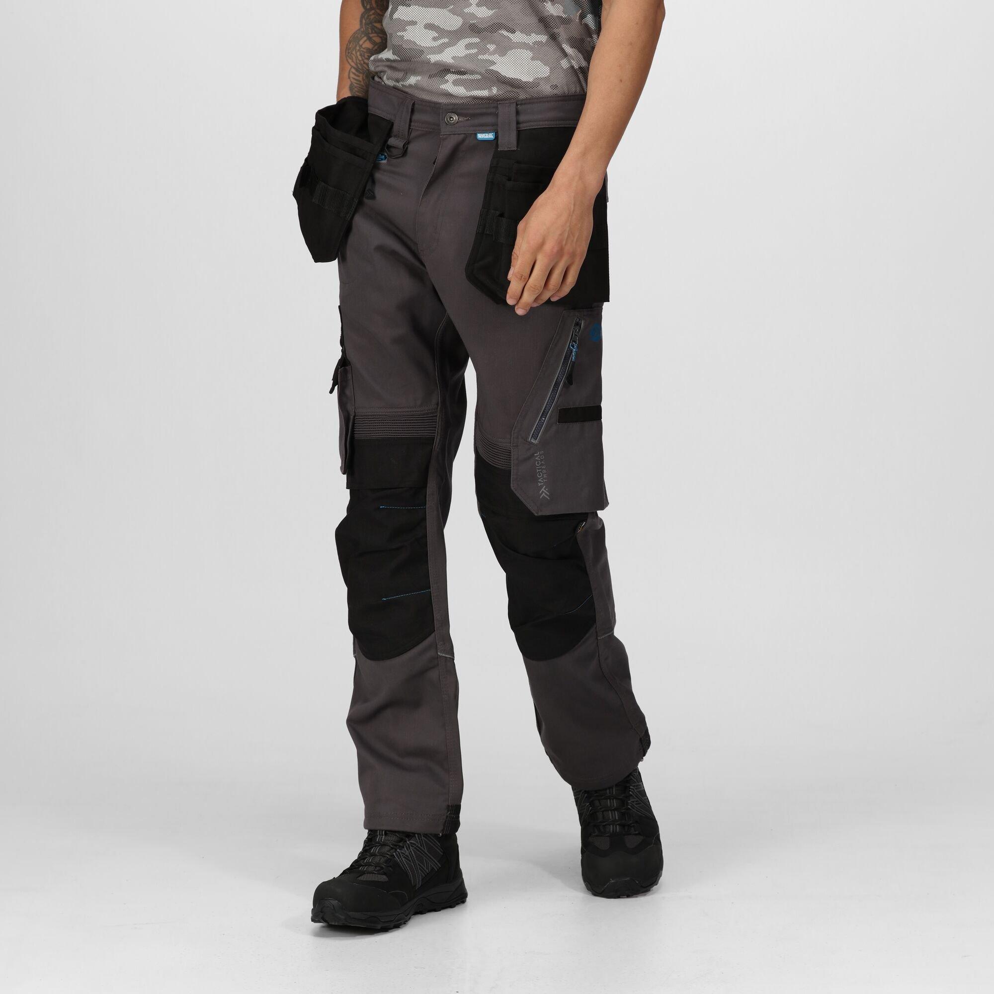 Regatta Men's Execute Holster Work Trousers - Iron - 38 R