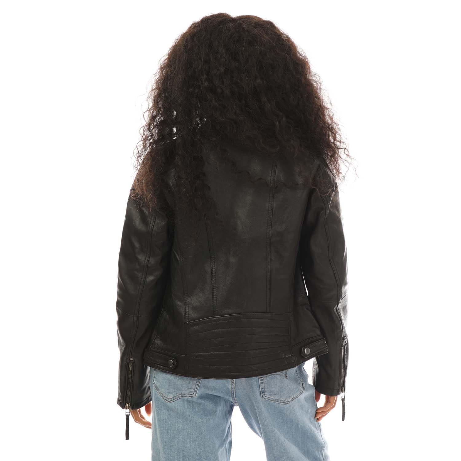 Black - Vero Moda - Favodona Faux Leather Jacket - 2