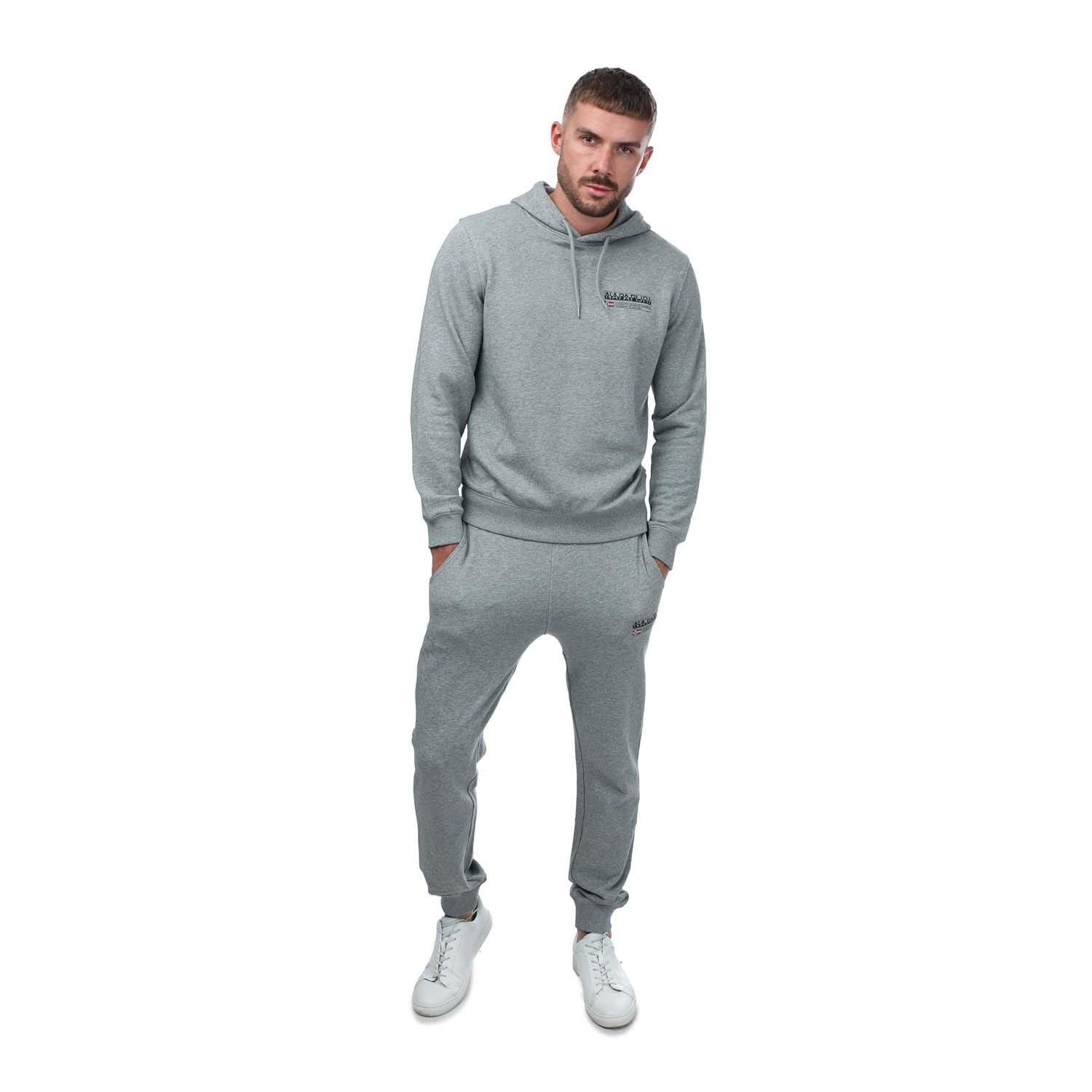Grey Marl - Napapijri - Kasba Logo Jog Pants - 2