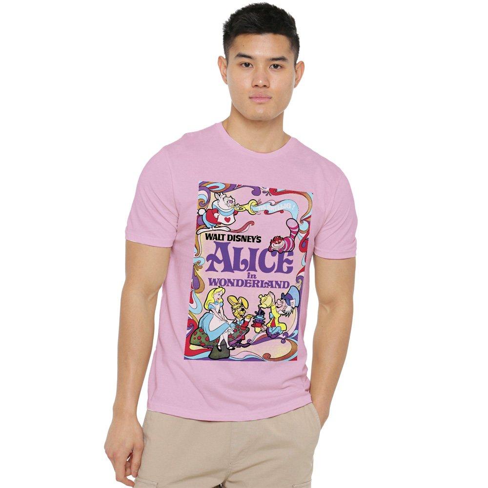 Light Pink - Disney - Alice In Wonderland Poster T-Shirt - 1