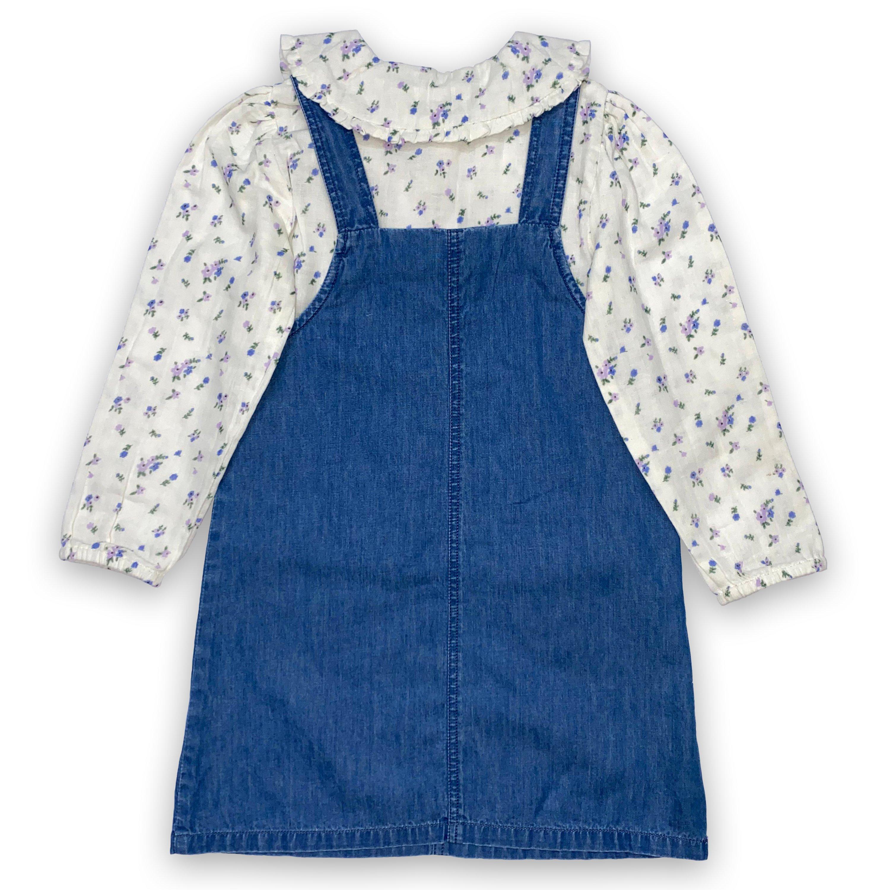 Blå - Miso - Pinafore Dress - 3