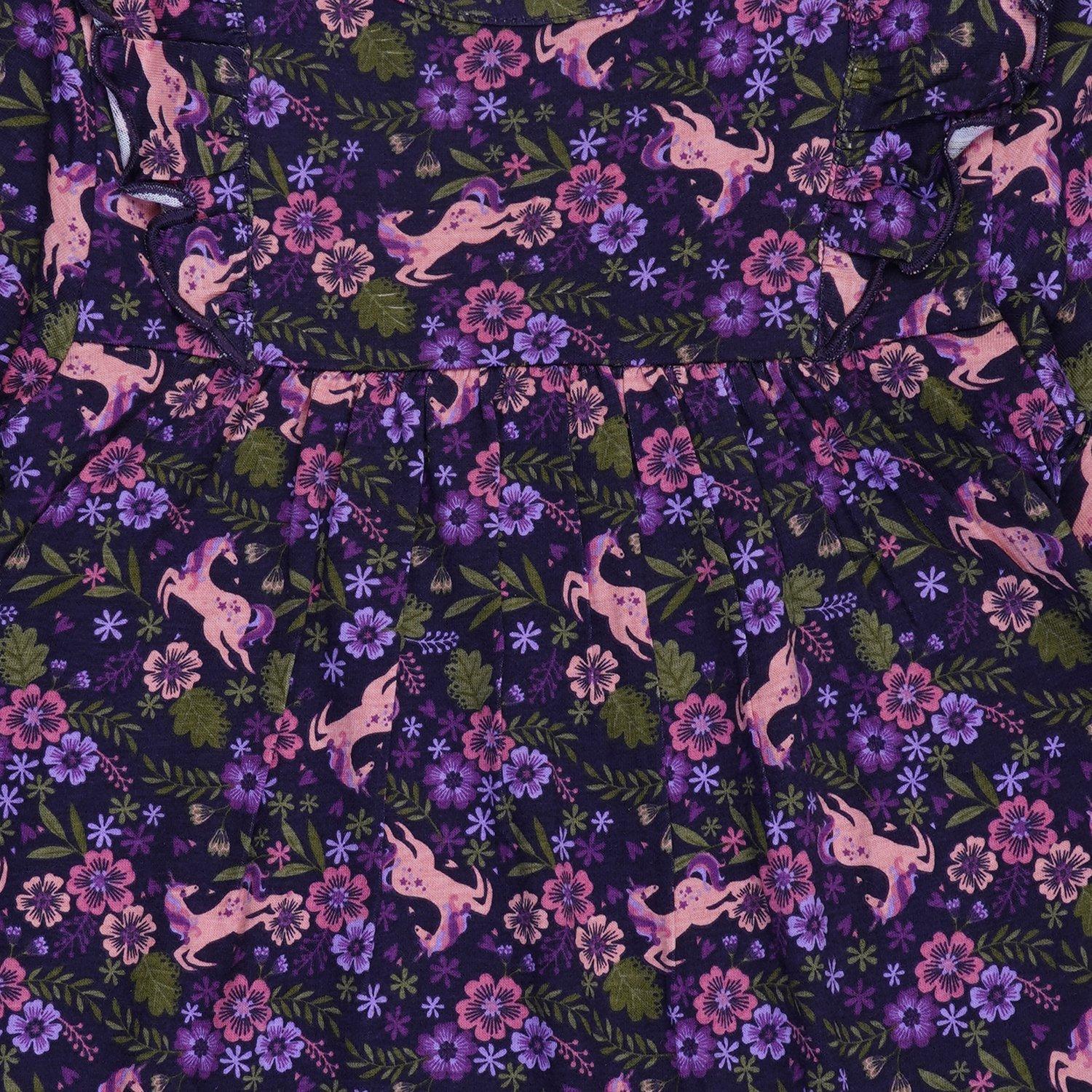 Blu navy/multicolore - Miso - Floral Jersey Dress - 4