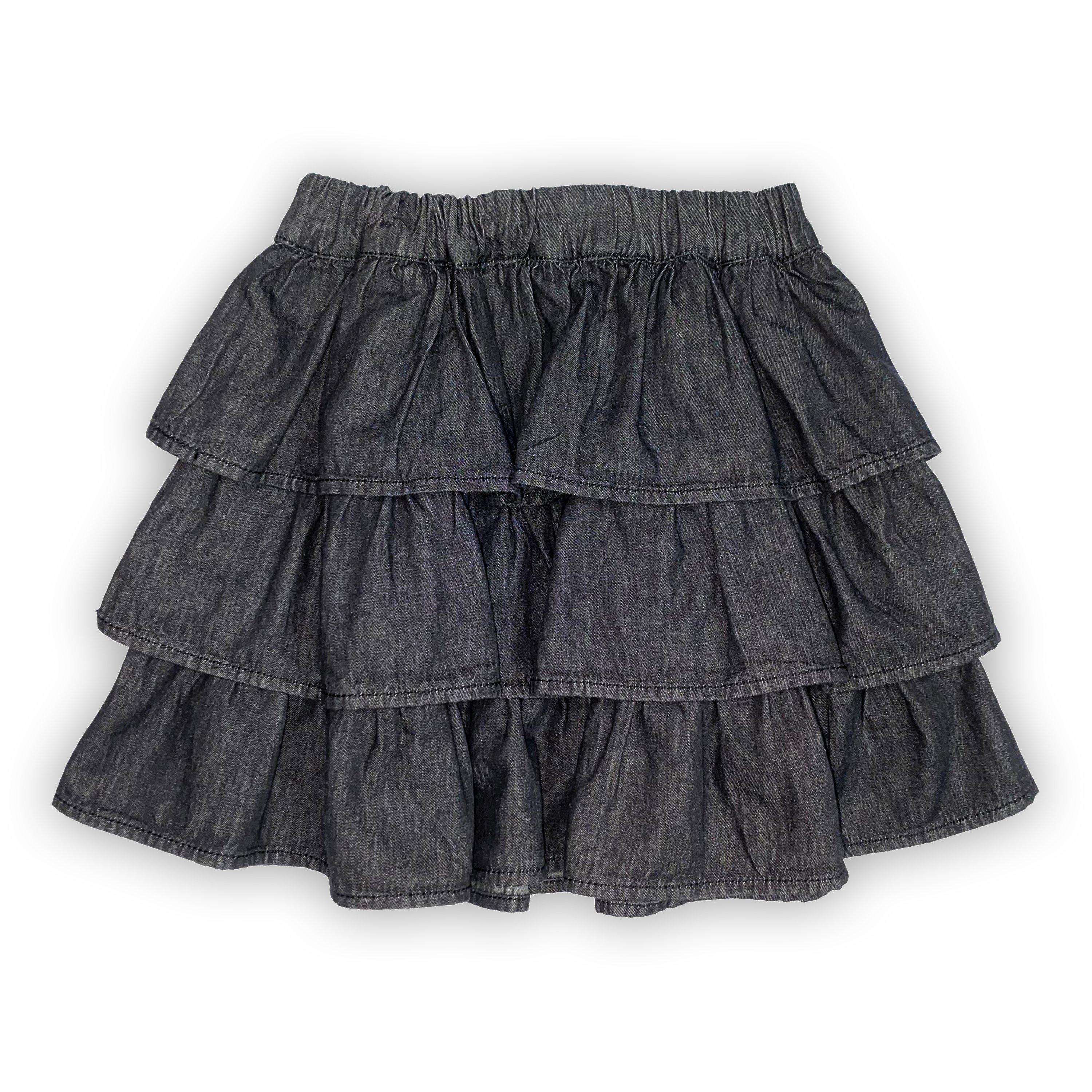 Roze/Zwart - Miso - Rara Top and Skirt Set - 6