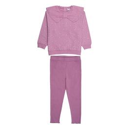 Miso Cherry Bow Top and Leggings Set Infants