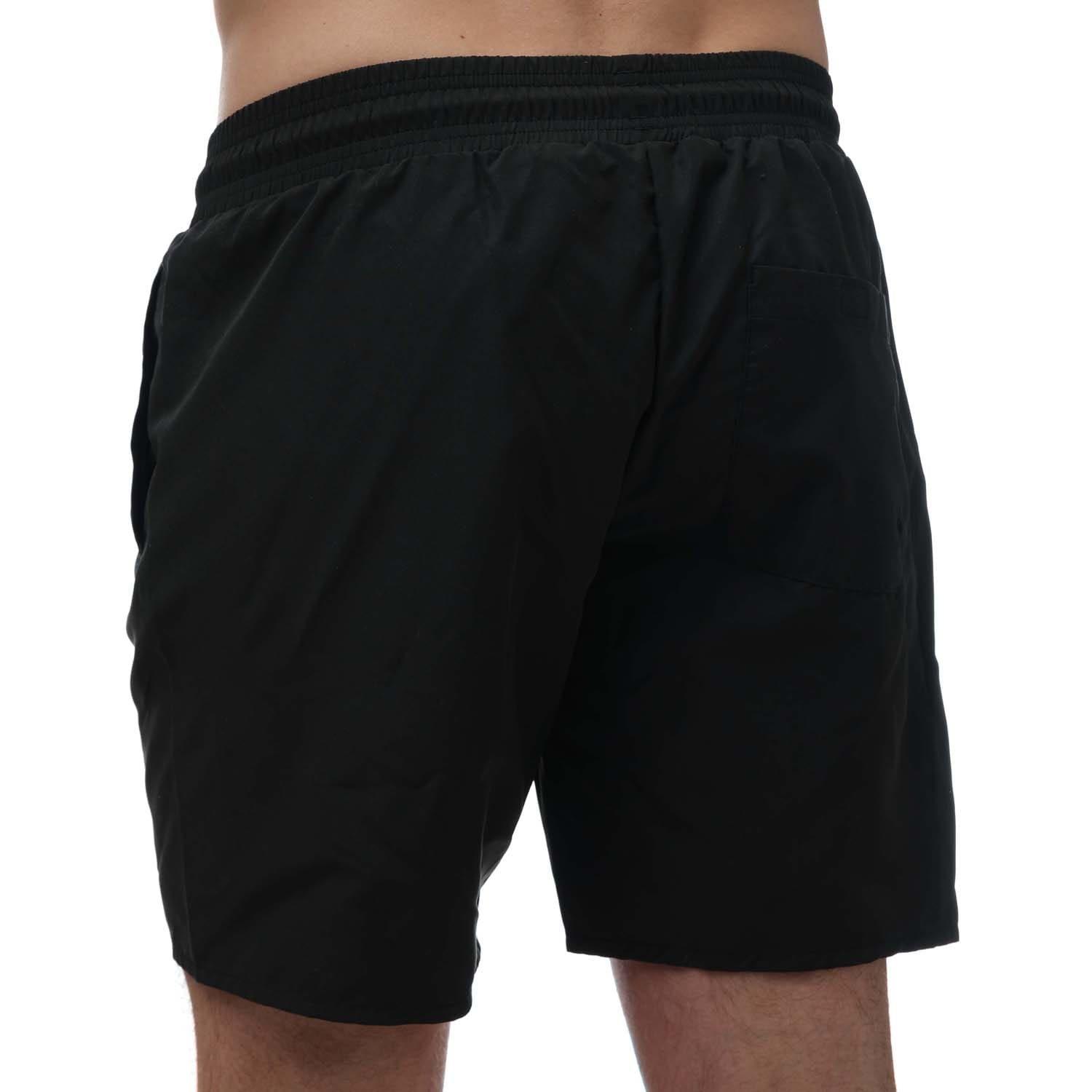 Black - Timberland - Sunapee Lake Solid Swim Shorts - 2