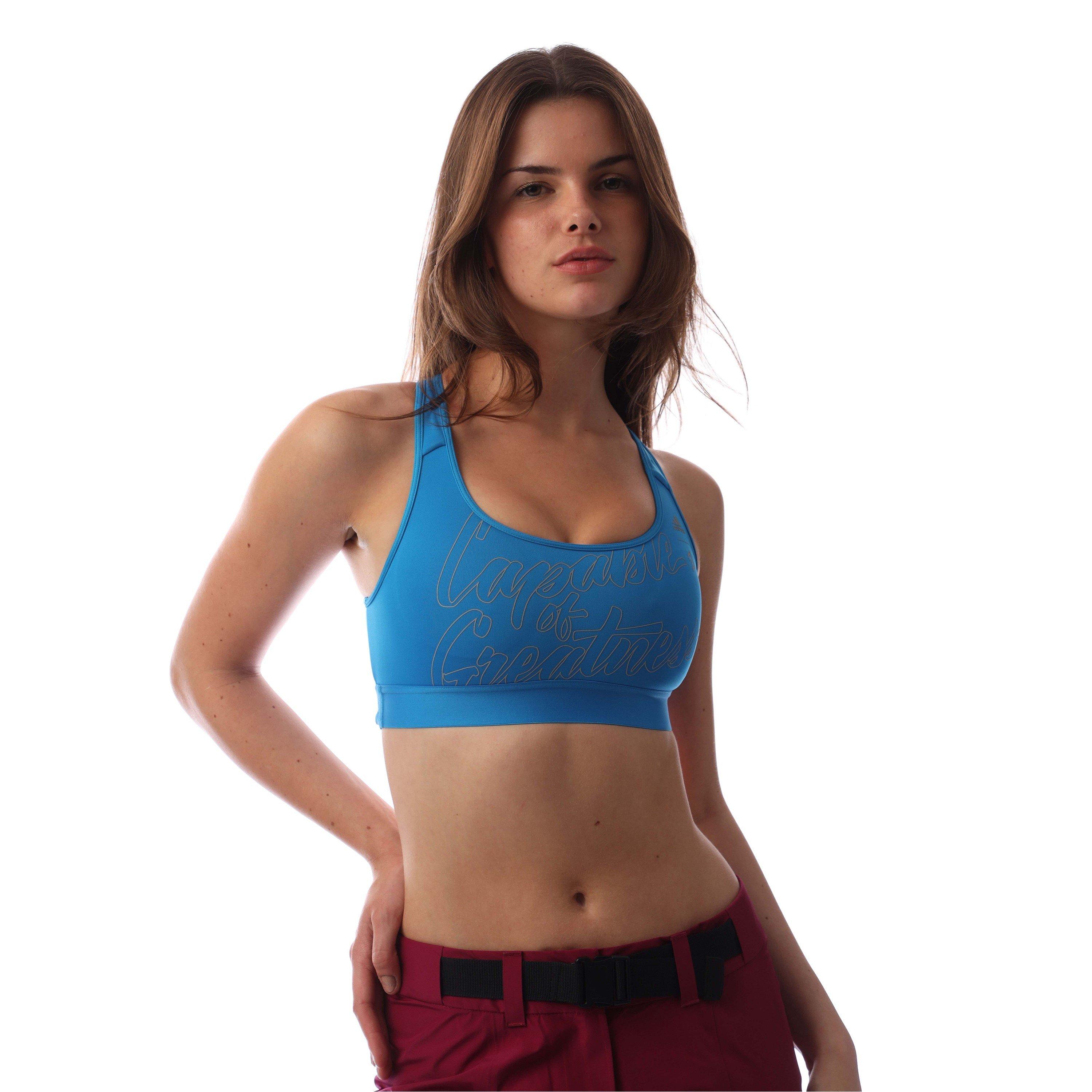Blue - adidas - Train Bra - 1