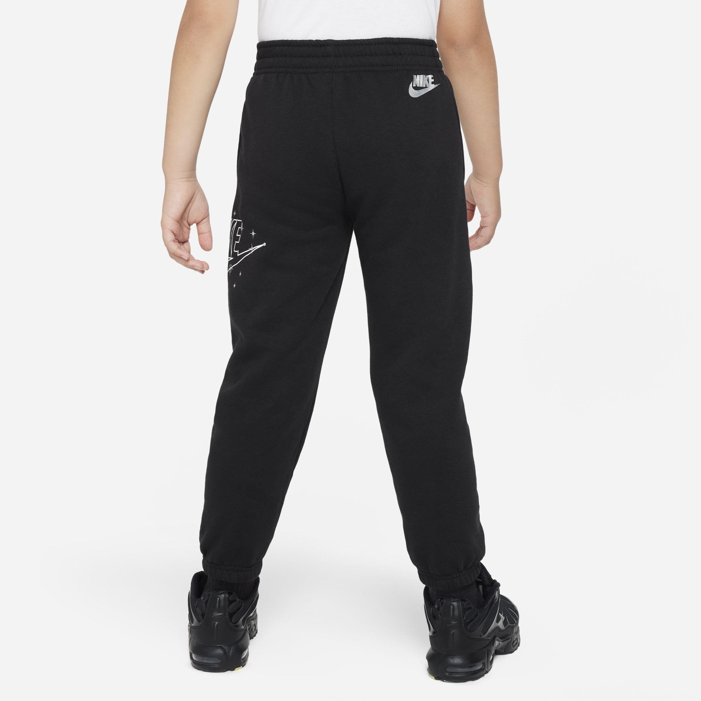 Black - Nike - Sportswear Shine Childrens Fleece Pants - 2
