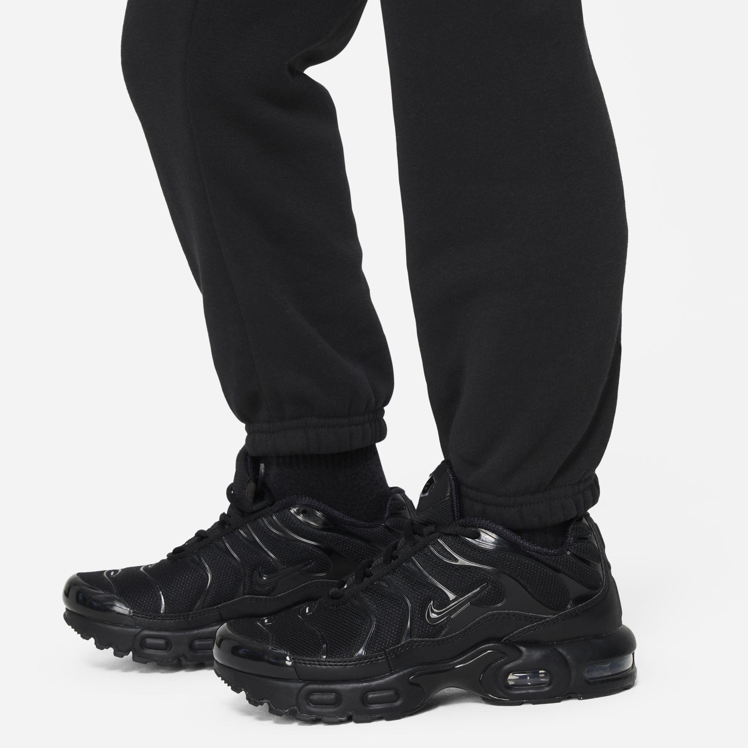 Black - Nike - Sportswear Shine Childrens Fleece Pants - 4