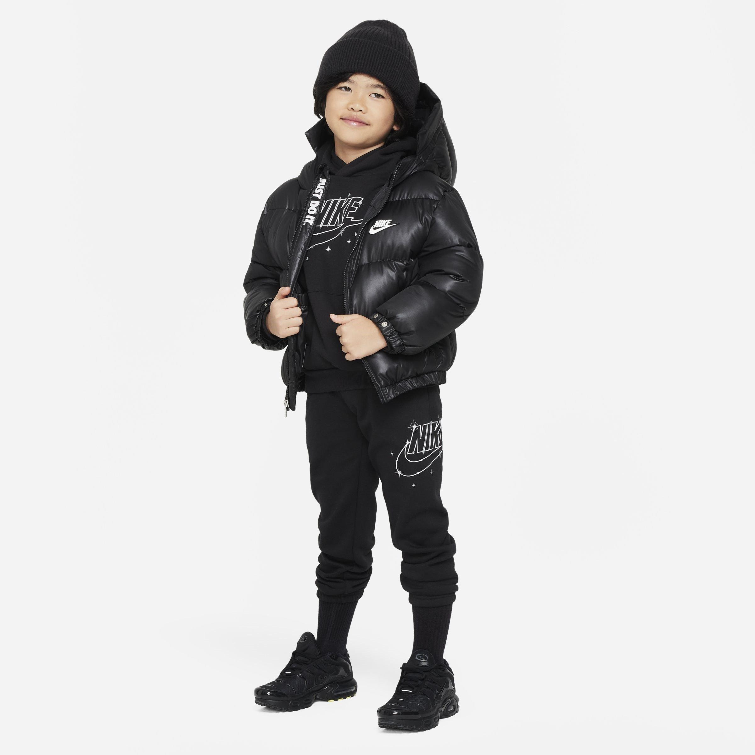 Black - Nike - Sportswear Shine Childrens Fleece Pants - 5