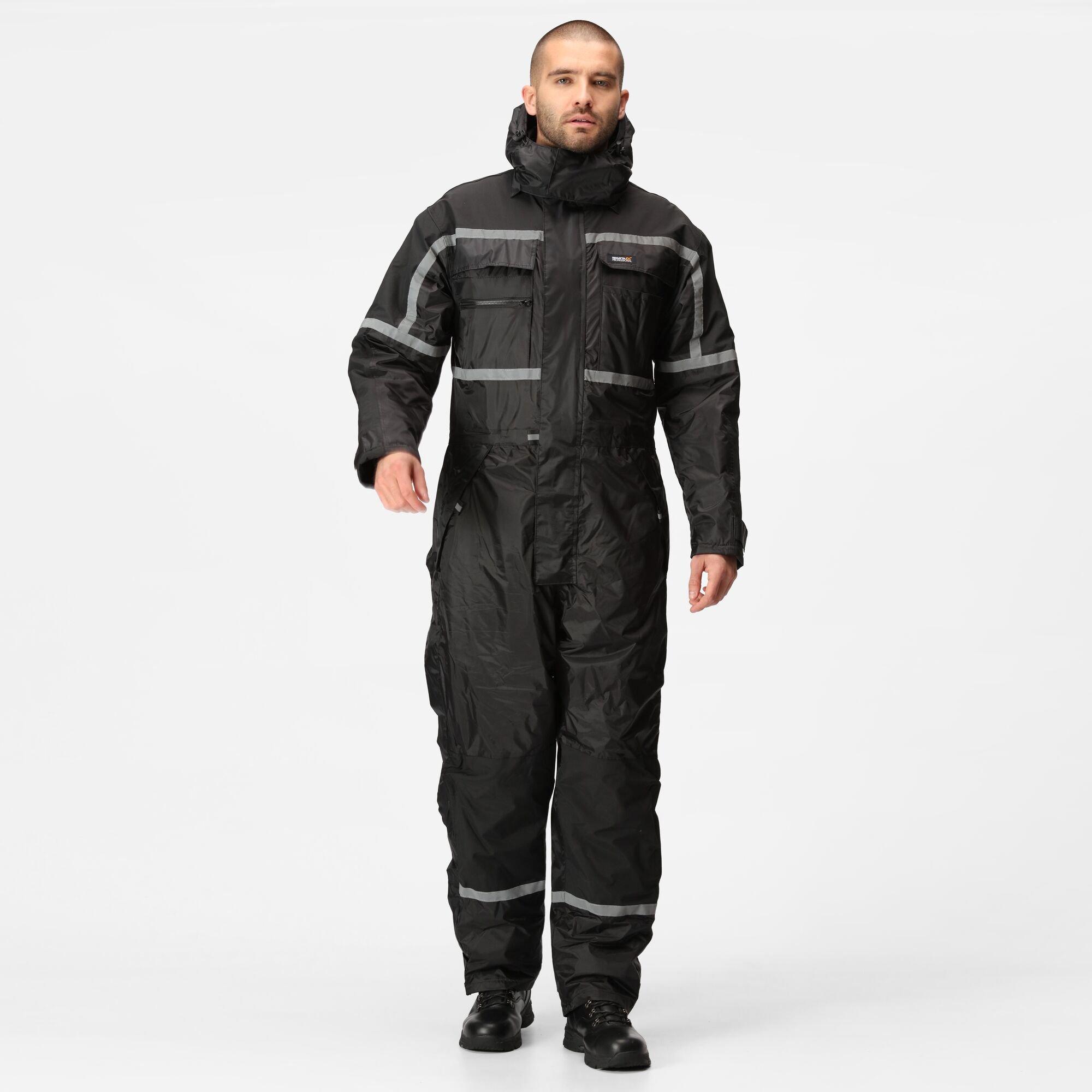 Black - Regatta - Waterproof Insulated Coverall - 1
