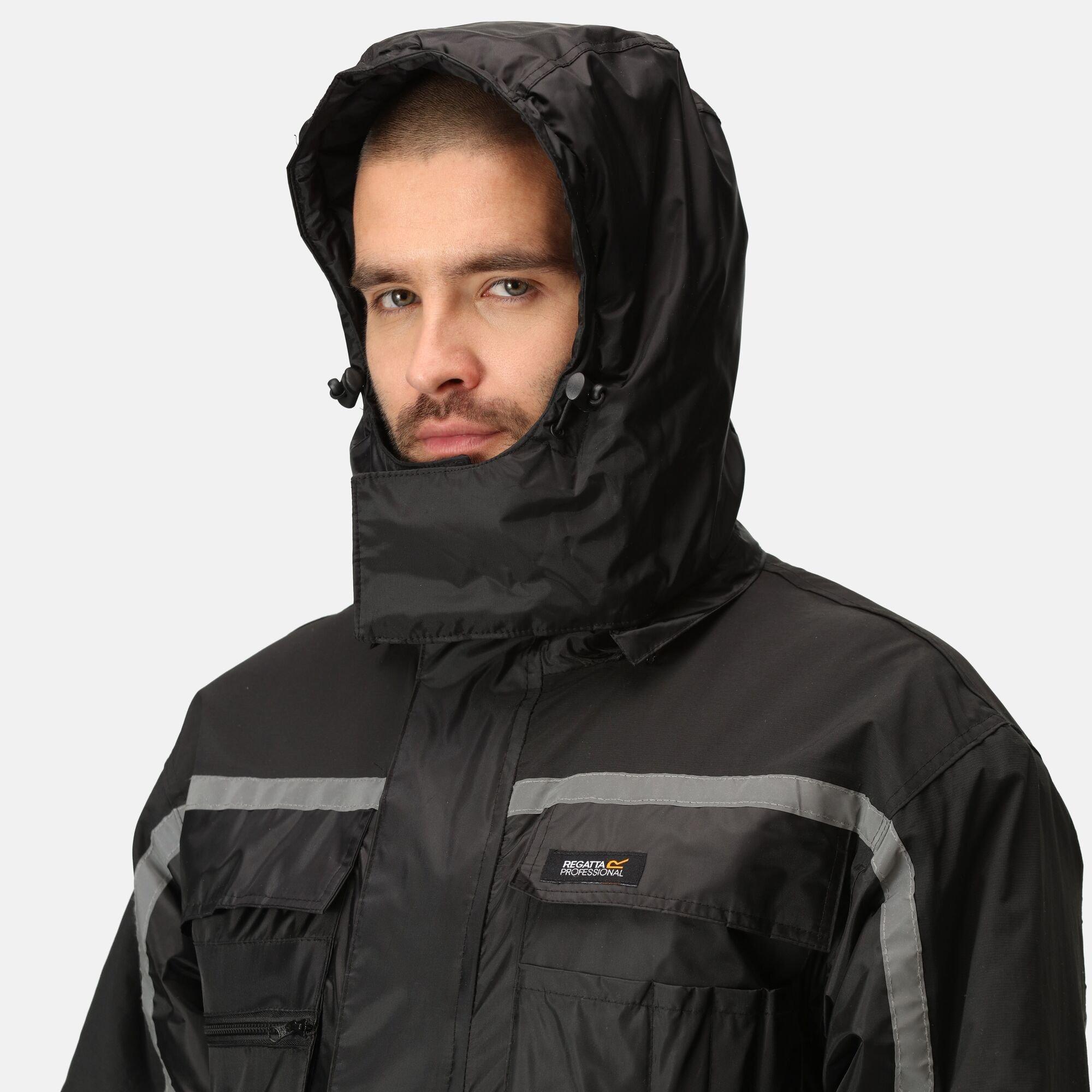 Black - Regatta - Waterproof Insulated Coverall - 6