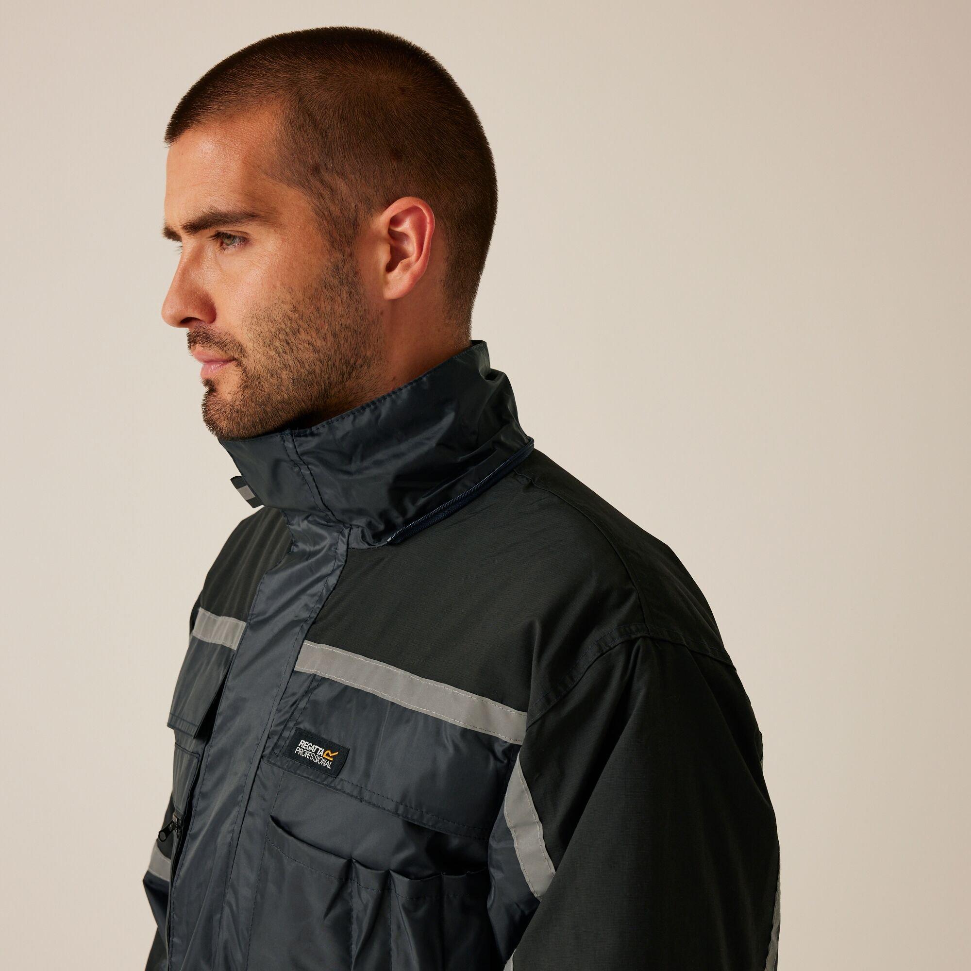 Navy - Regatta - Waterproof Insulated Coverall - 3