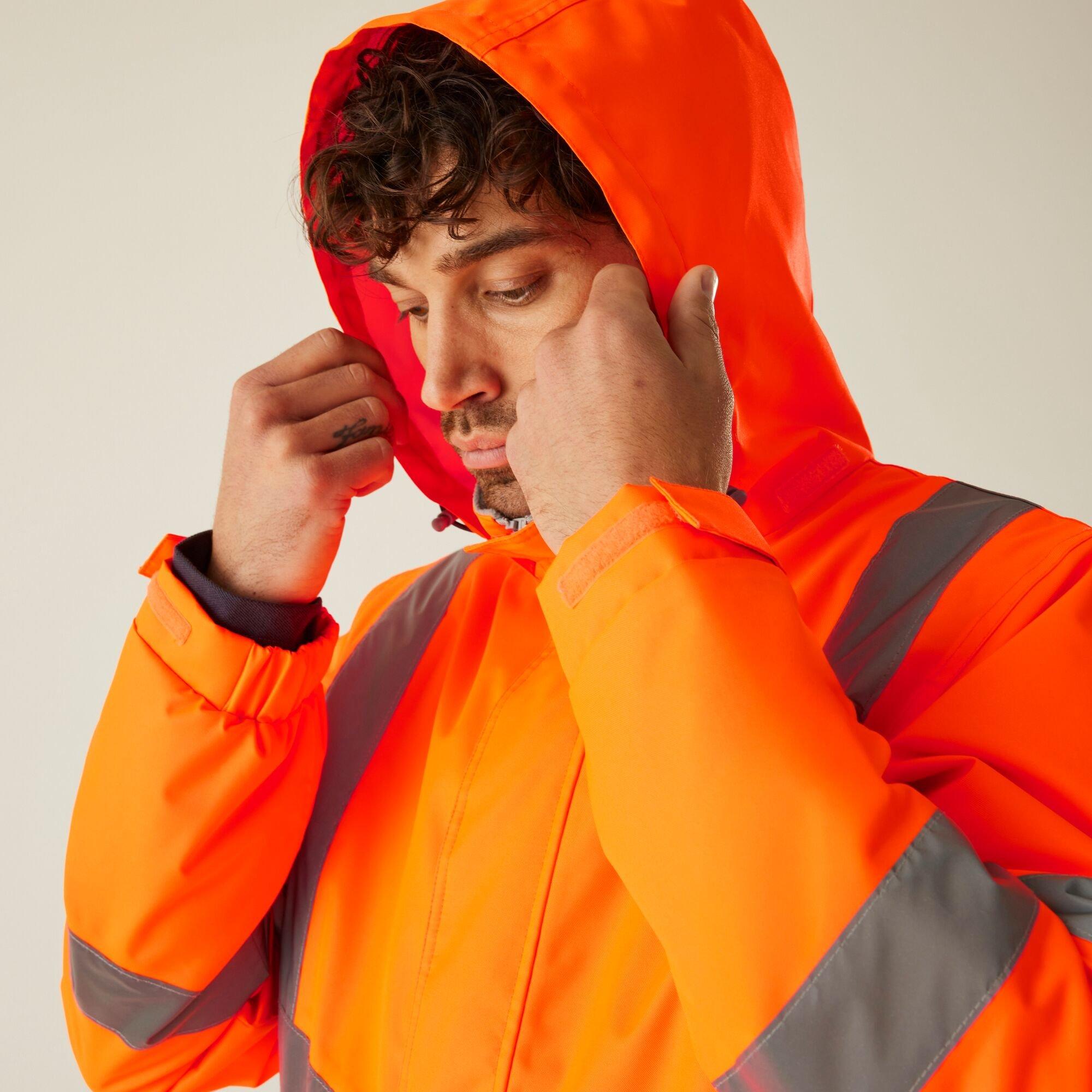 Orange - Regatta - Hi-Vis Pro Dover Parka - 3