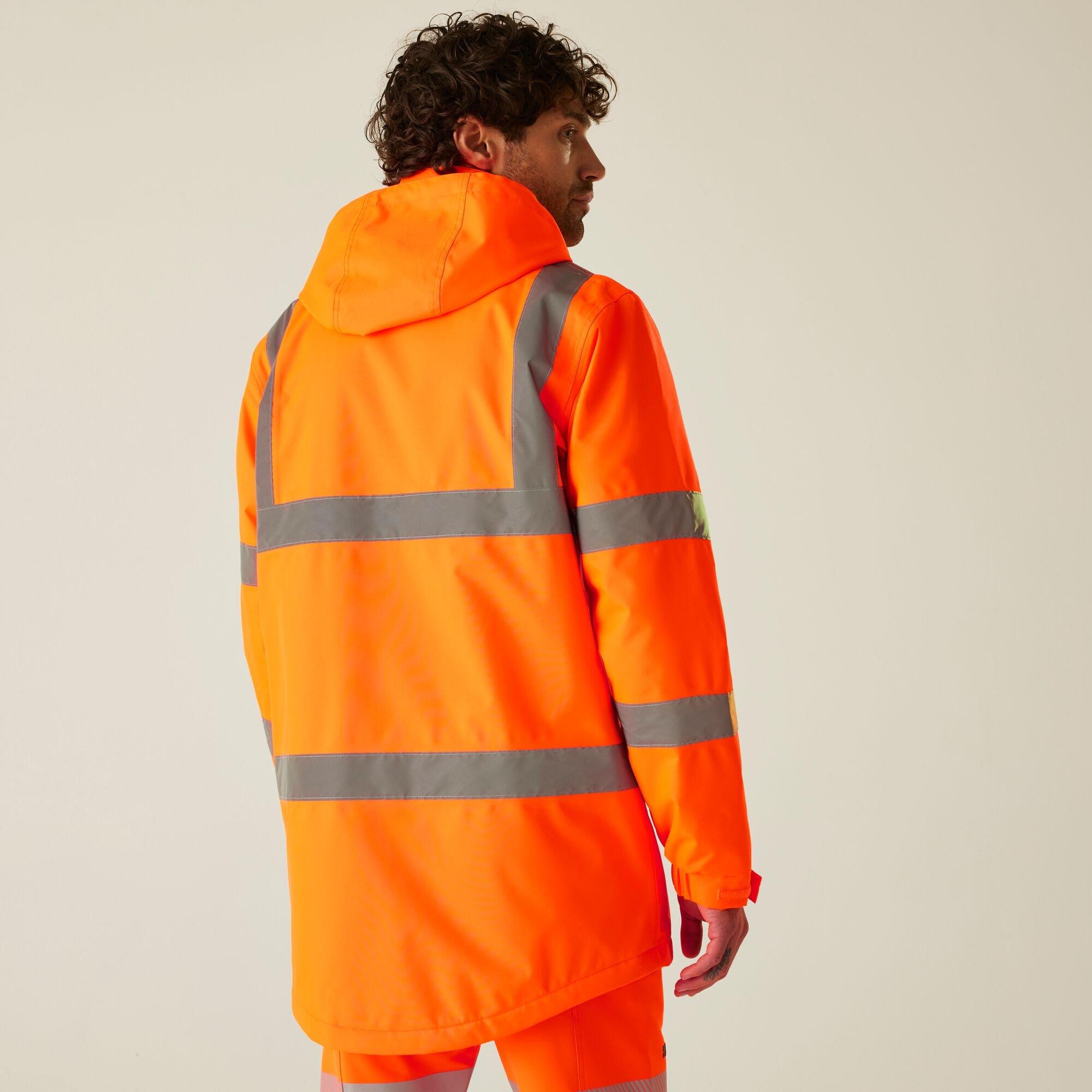Orange - Regatta - Hi-Vis Pro Dover Parka - 4