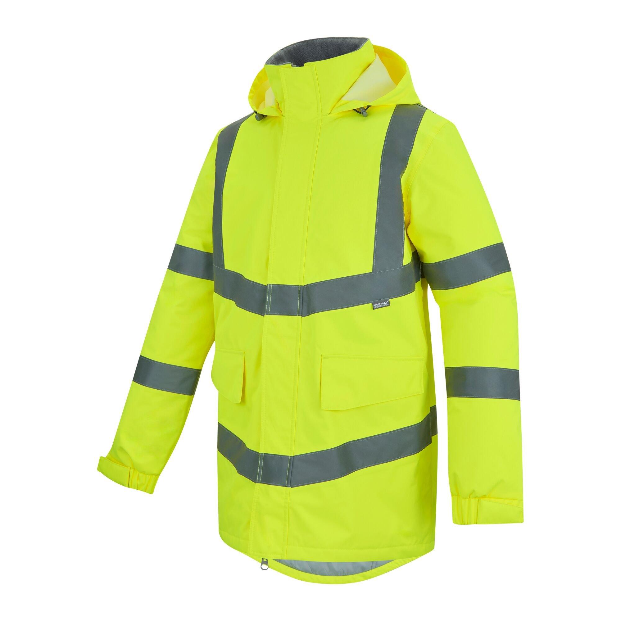 Yellow - Regatta - Hi-Vis Pro Dover Parka - 12