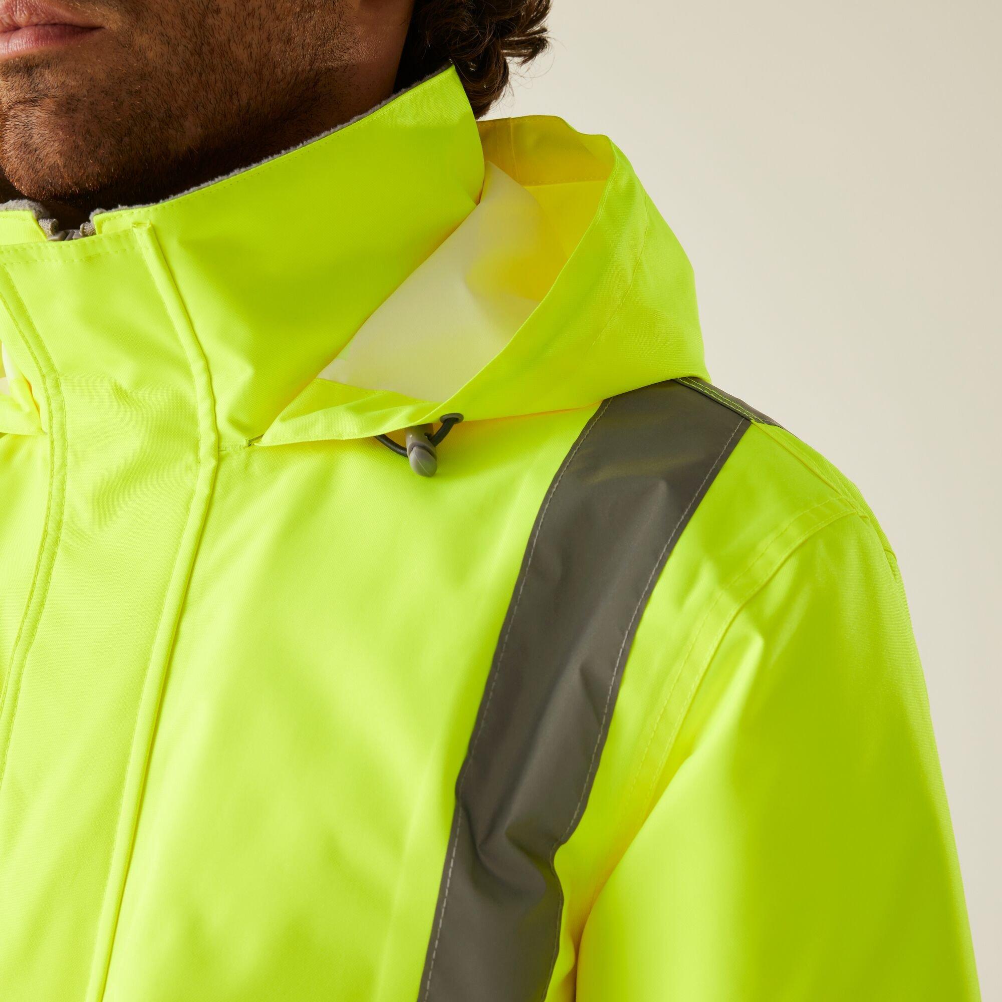Yellow - Regatta - Hi-Vis Pro Dover Parka - 5