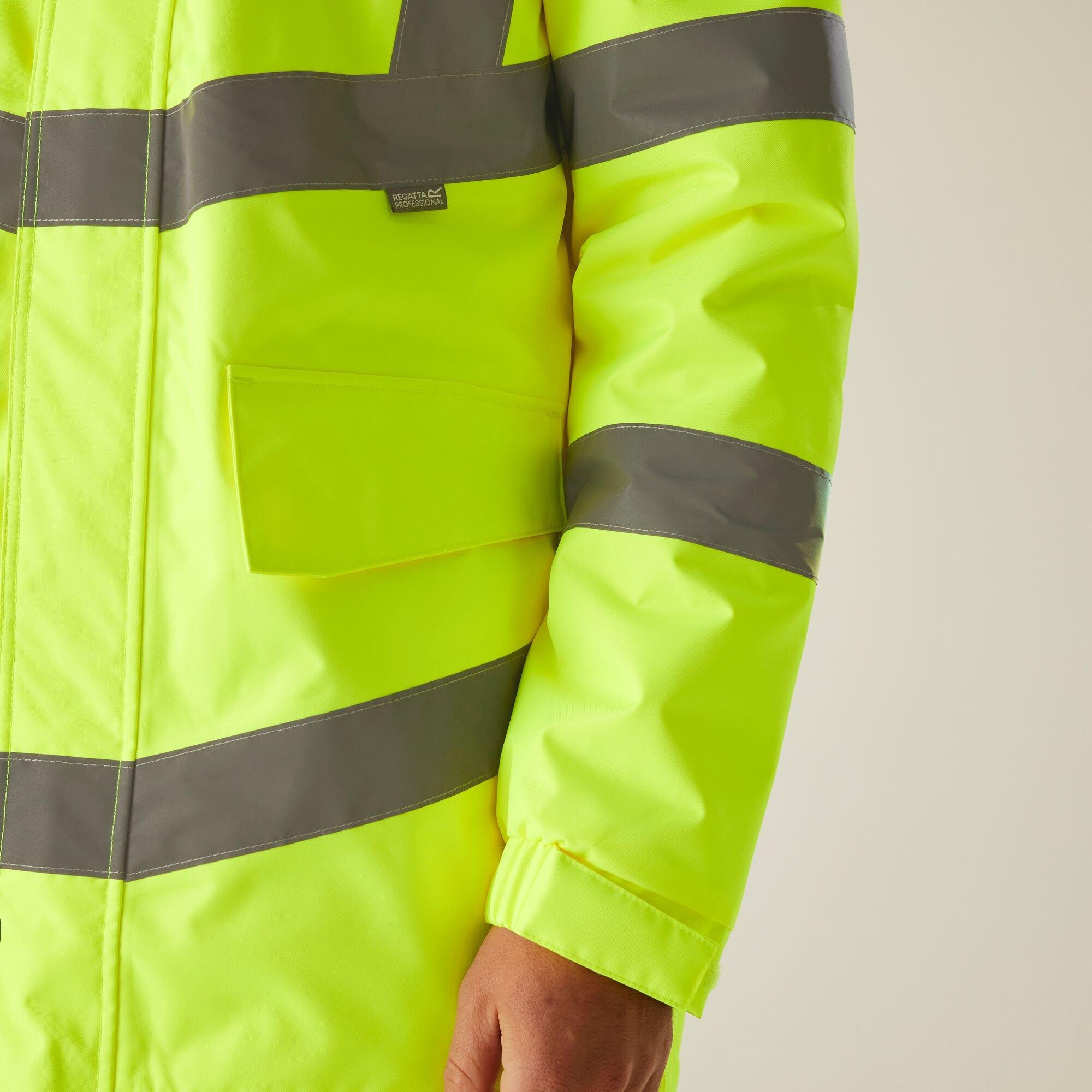 Yellow - Regatta - Hi-Vis Pro Dover Parka - 6