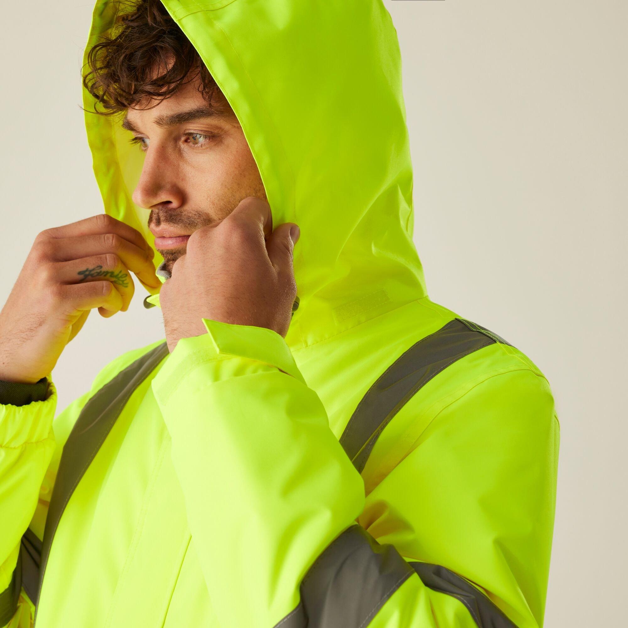 Yellow - Regatta - Hi-Vis Pro Dover Parka - 9