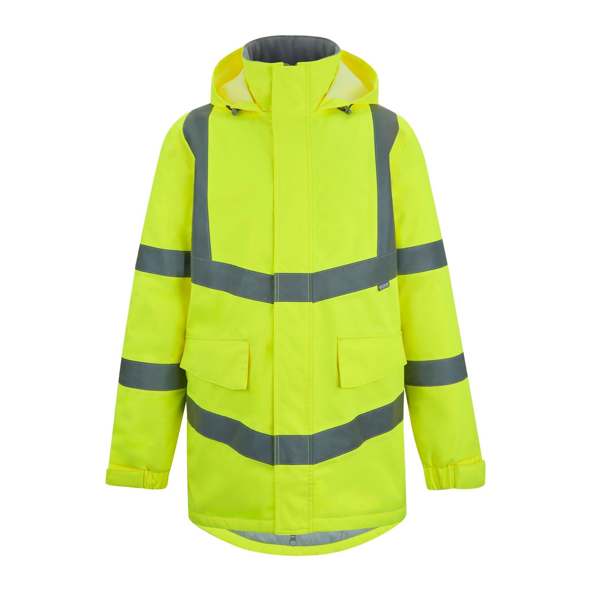 Yellow - Regatta - Hi-Vis Pro Dover Parka - 10