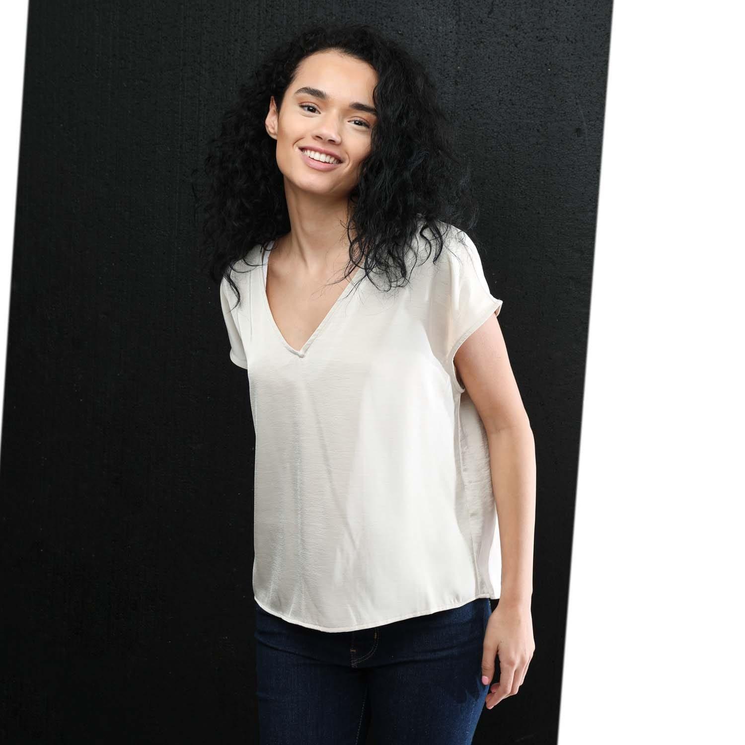 Stone - Vero Moda - Marys Dana Satin Top - 4