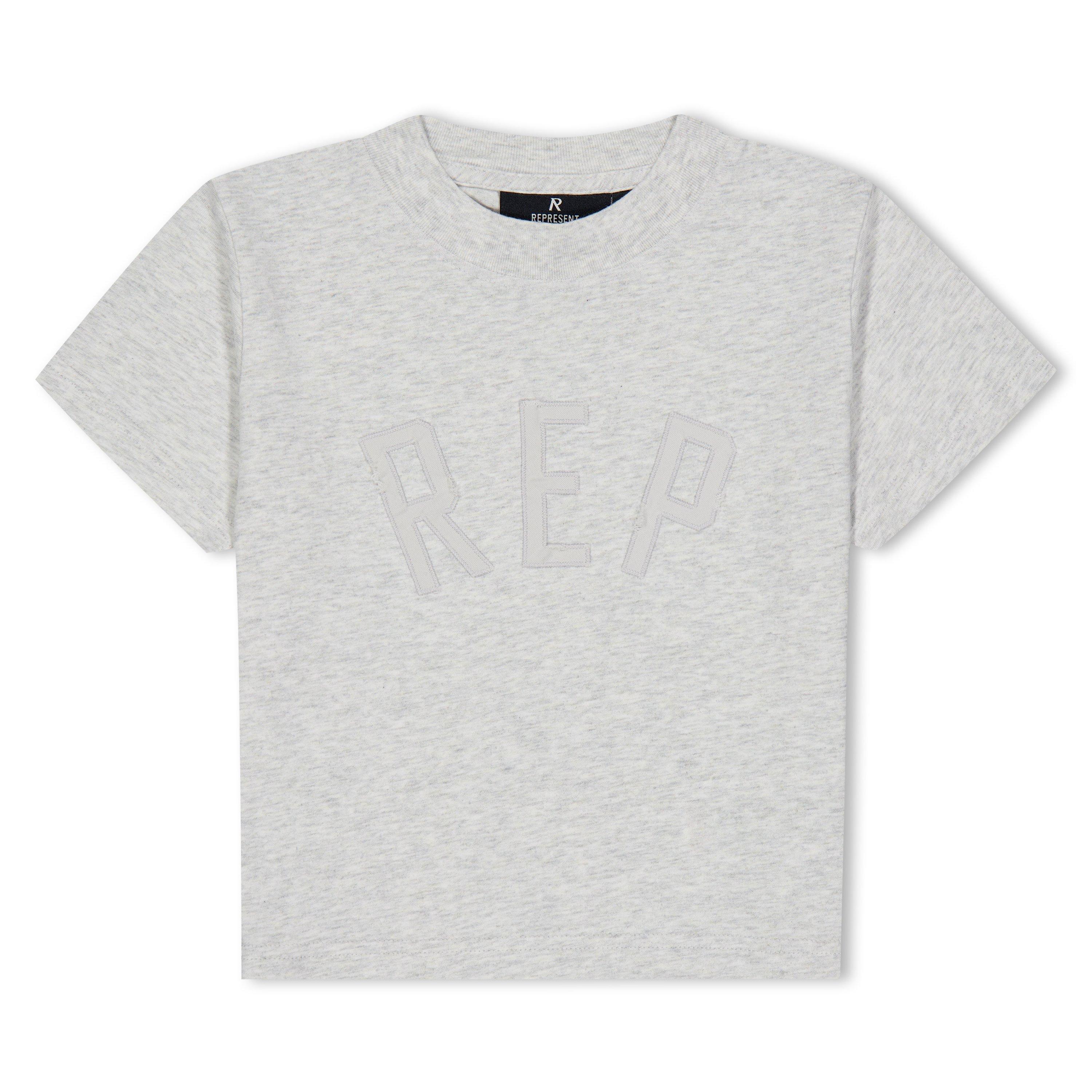 Unisex Rep Logo Centre Distressed Applique T-shirt