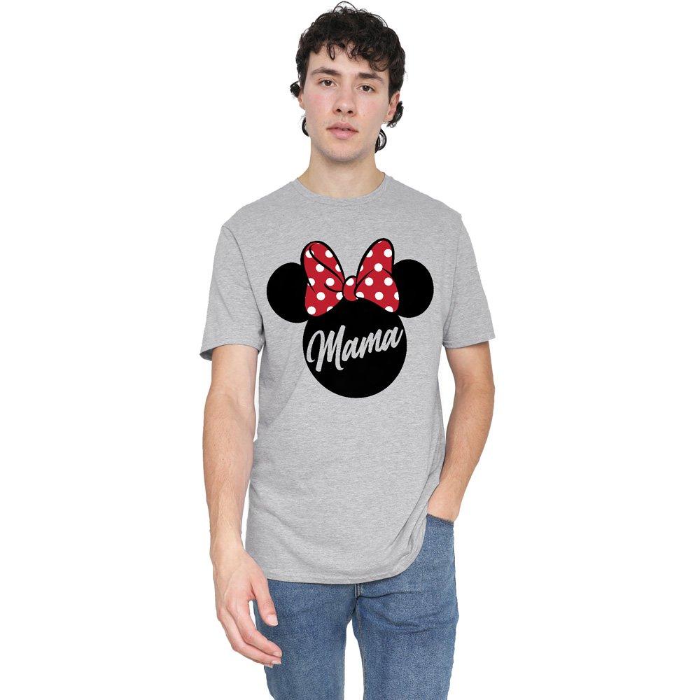 Grey - Minnie Mouse - Minnie Mouse MotherS Day Mama In Ears T-Shirt Gre - 1
