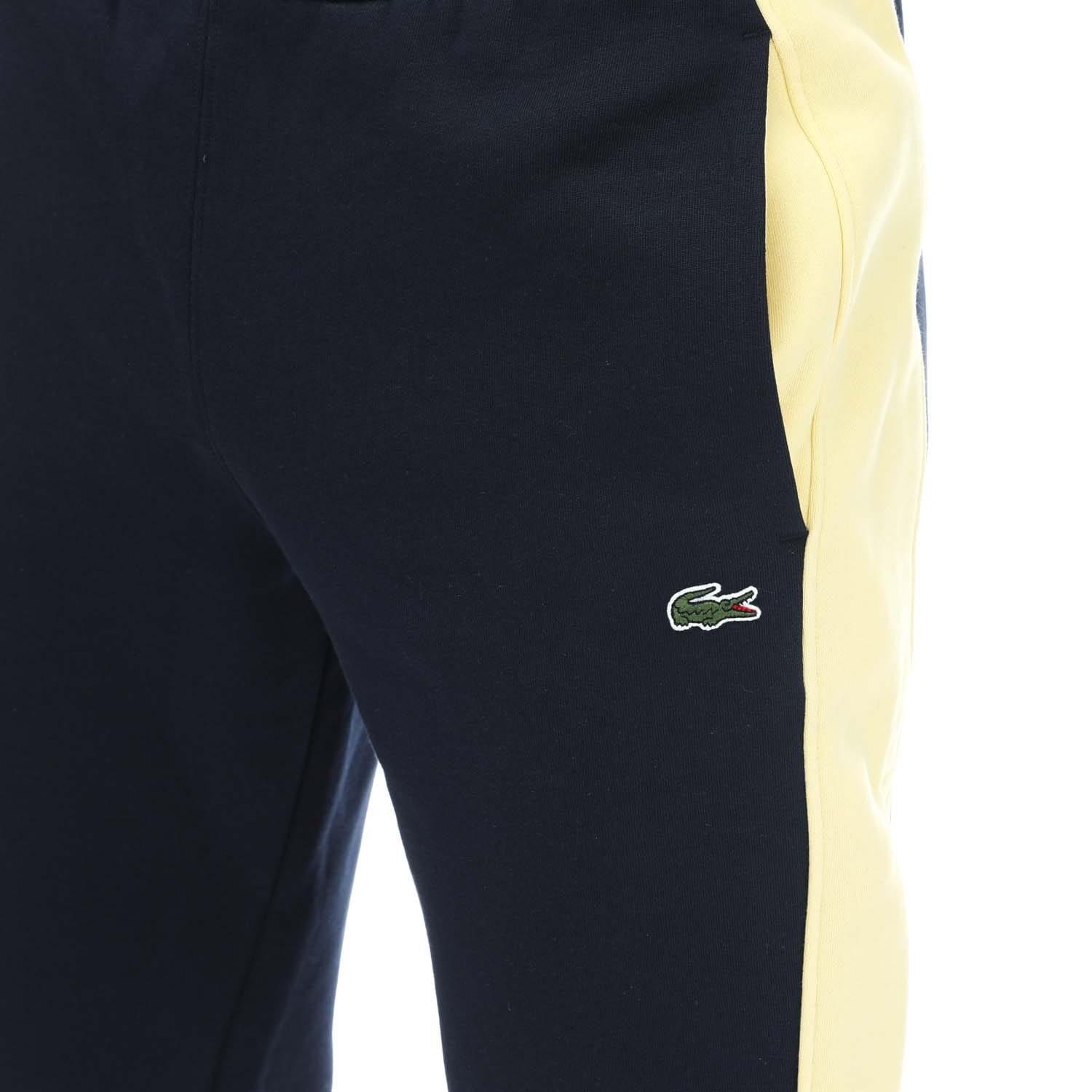 Navy - Lacoste - Graphic Track Pants - 3