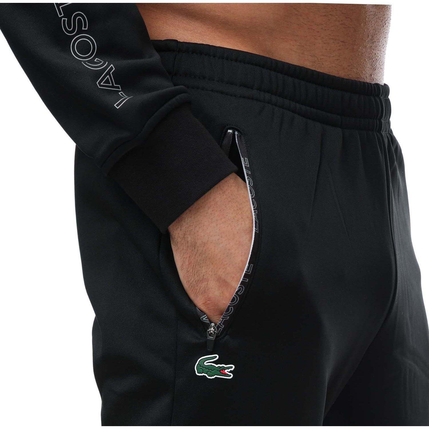 Navy - Lacoste - Graphic Track Pants - 4