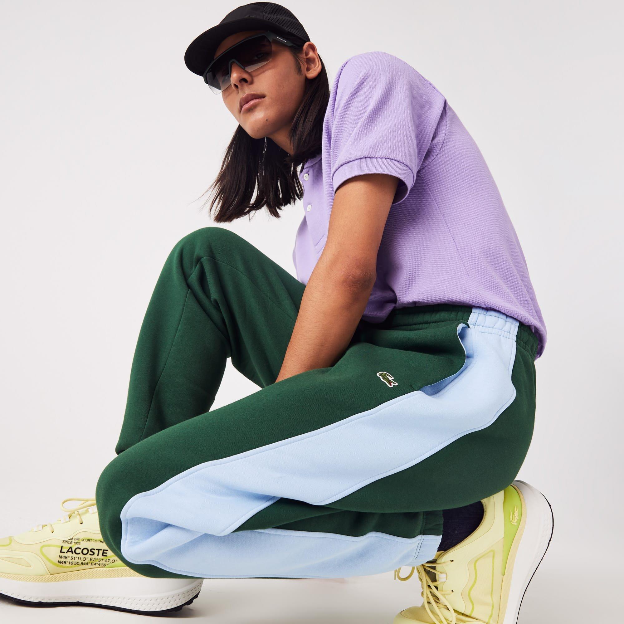 Green - Lacoste - Contrast Bands Trackpants - 1