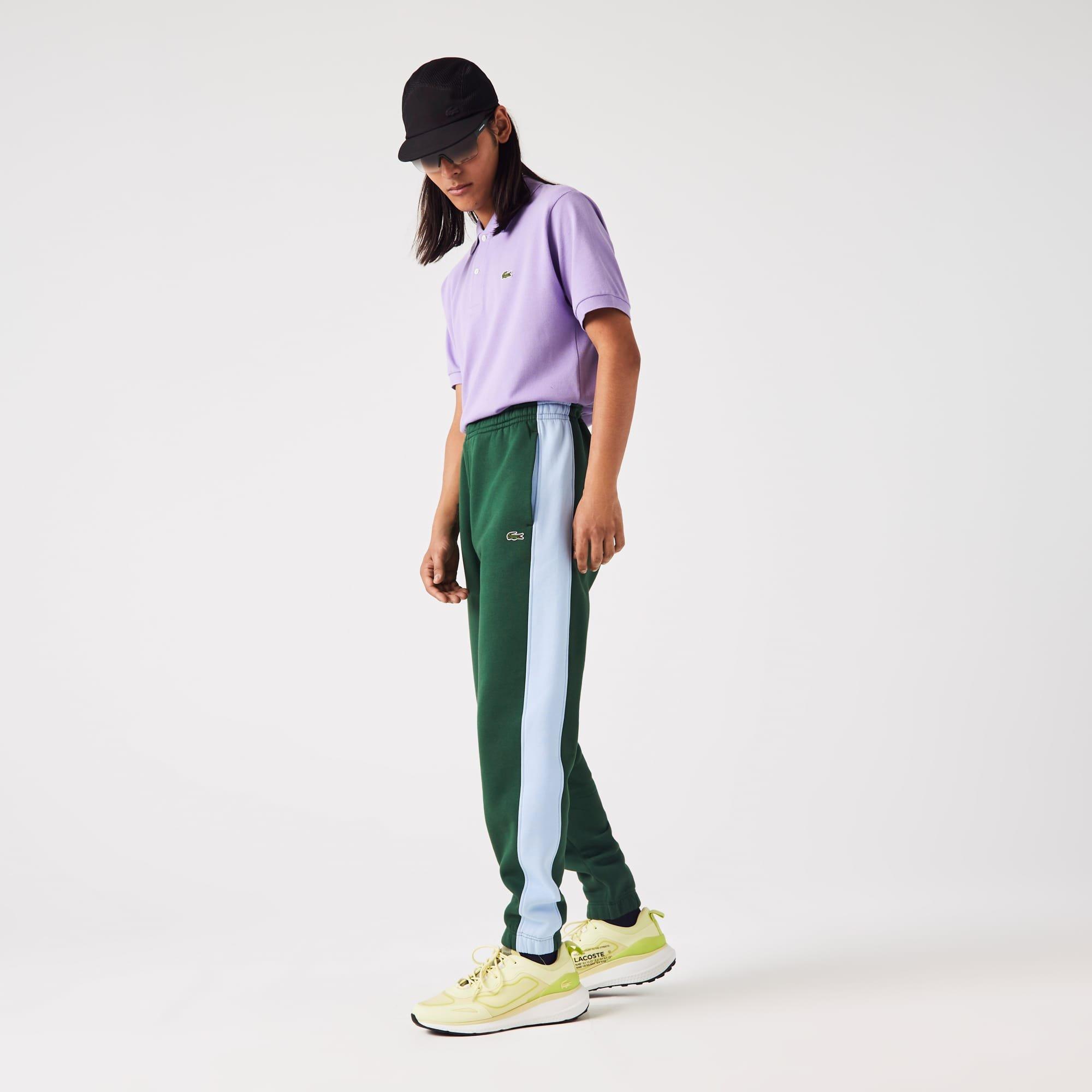 Green - Lacoste - Contrast Bands Trackpants - 2
