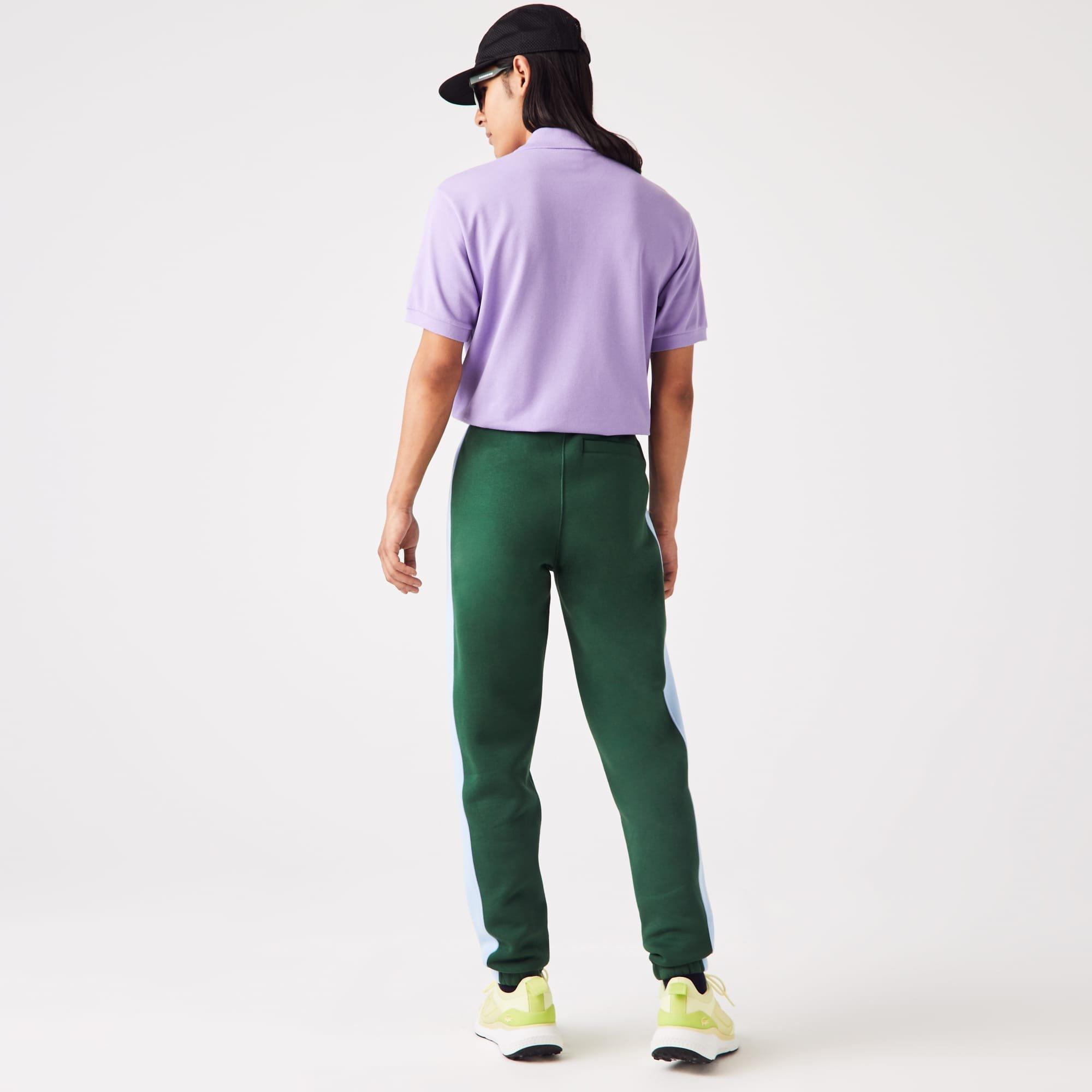 Green - Lacoste - Contrast Bands Trackpants - 3