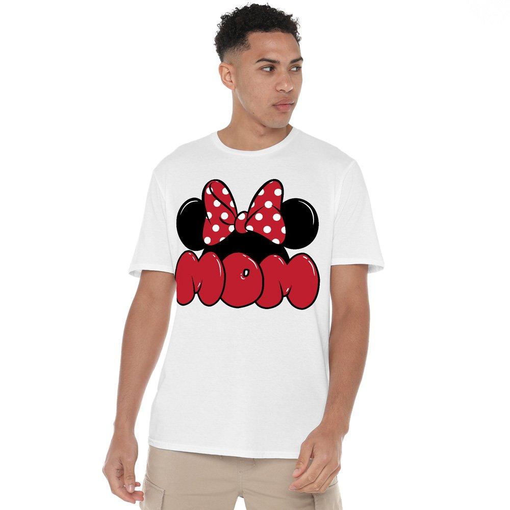 White - Minnie Mouse - Minnie Mouse MotherS Day Ears For Mom T-Shirt Whi - 1