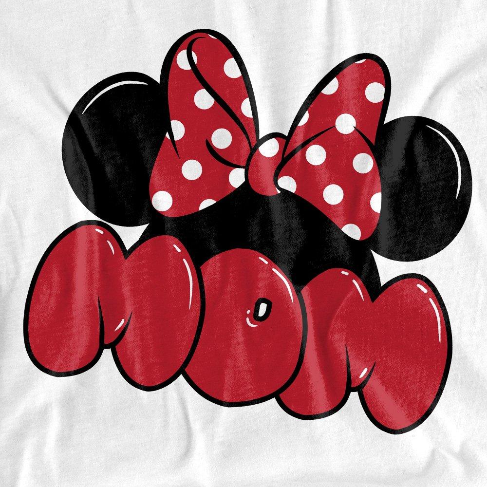 White - Minnie Mouse - Minnie Mouse MotherS Day Ears For Mom T-Shirt Whi - 2