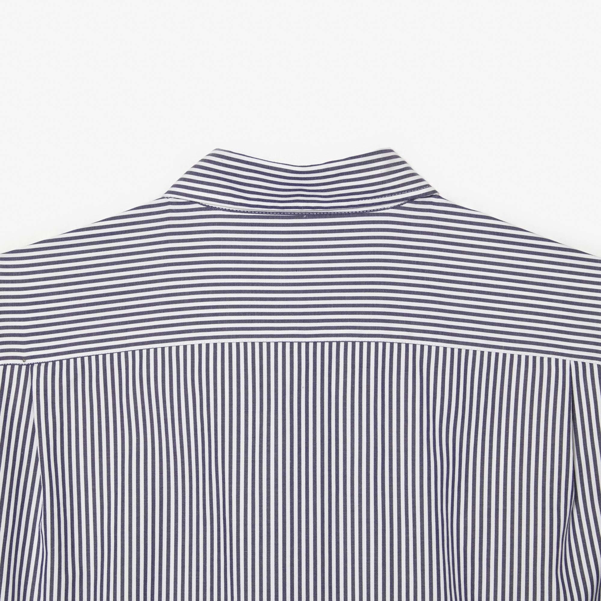 White Navy - Lacoste - Regular-Fit Striped Cotton Shirt - 3