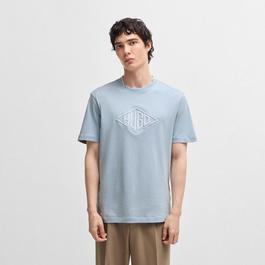 Hugo Dalendi Geometric Logo T-Shirt