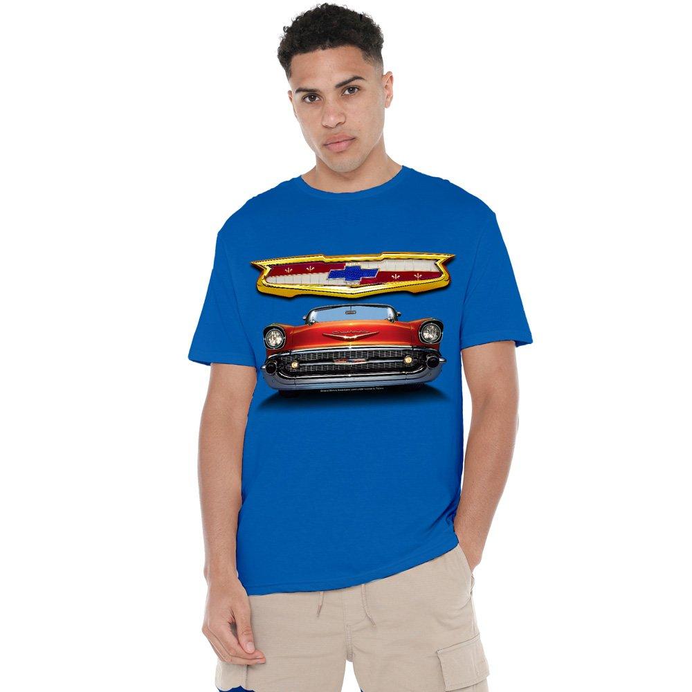 Blue - Other - Chevrolet 1957 Bel Air Grille T Shirt Royal - 1