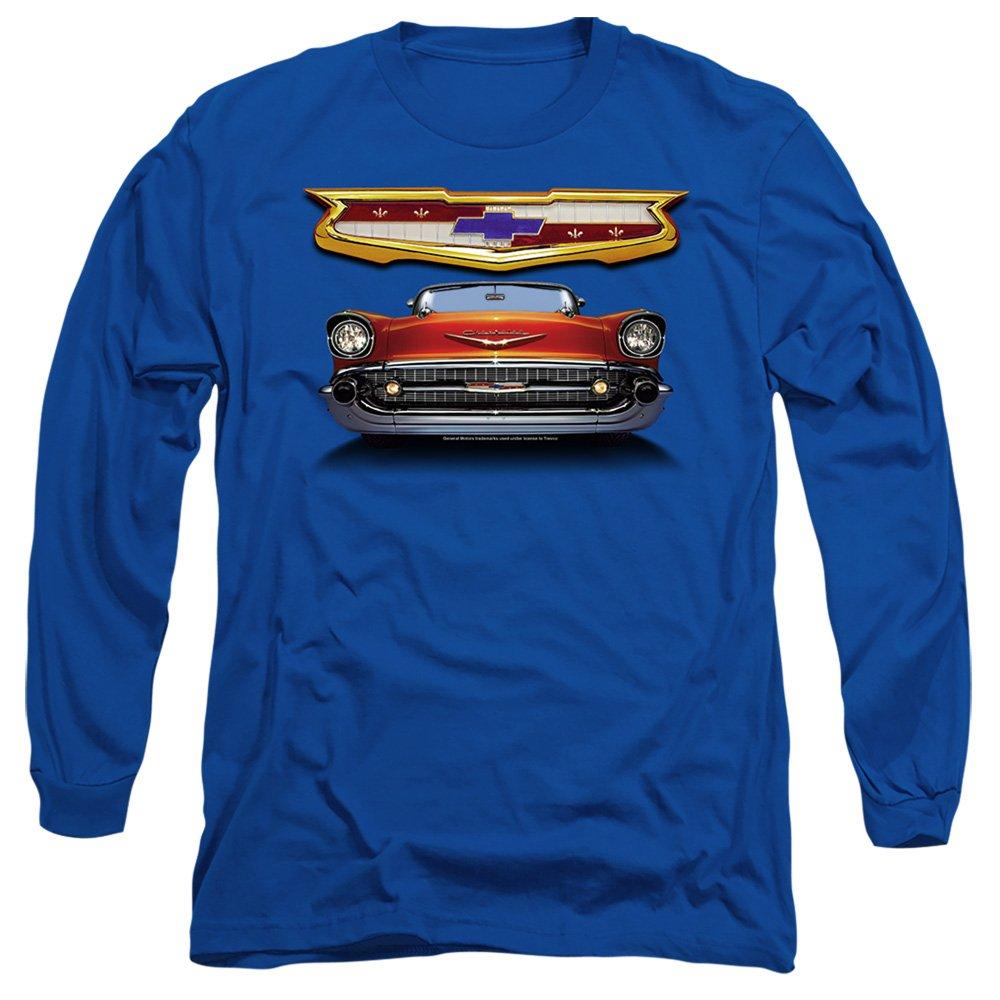 Blue - Other - Chevrolet 1957 Bel Air Grille Long Sleeve T-Shirt - 1