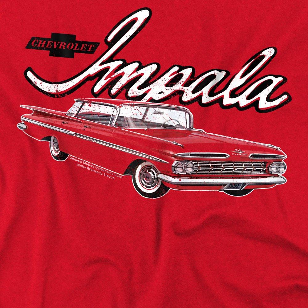 Red - Other - Chevrolet Classic Impala T Shirt Red - 2