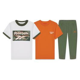 Reebok 3 Piece Graphic Top Set Infants