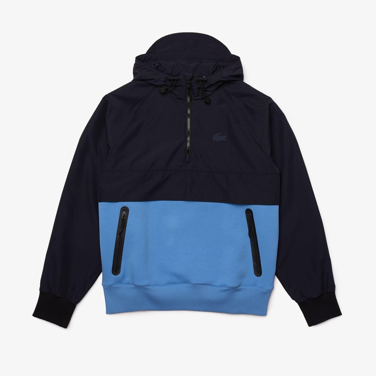 Lacoste Two-Material Pullover Jacket