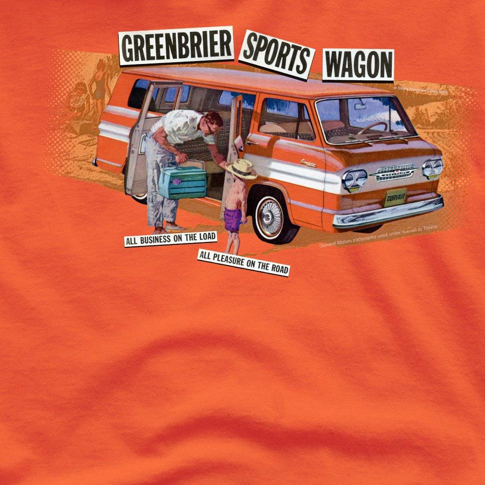 Orange - Other - Chevrolet Greenbrier Corvair Sport Wagon T Shirt - 2